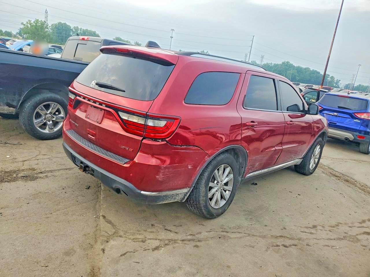 2015 Dodge Durango Sxt Бордовый vin: 1C4RDHAGXFC111765