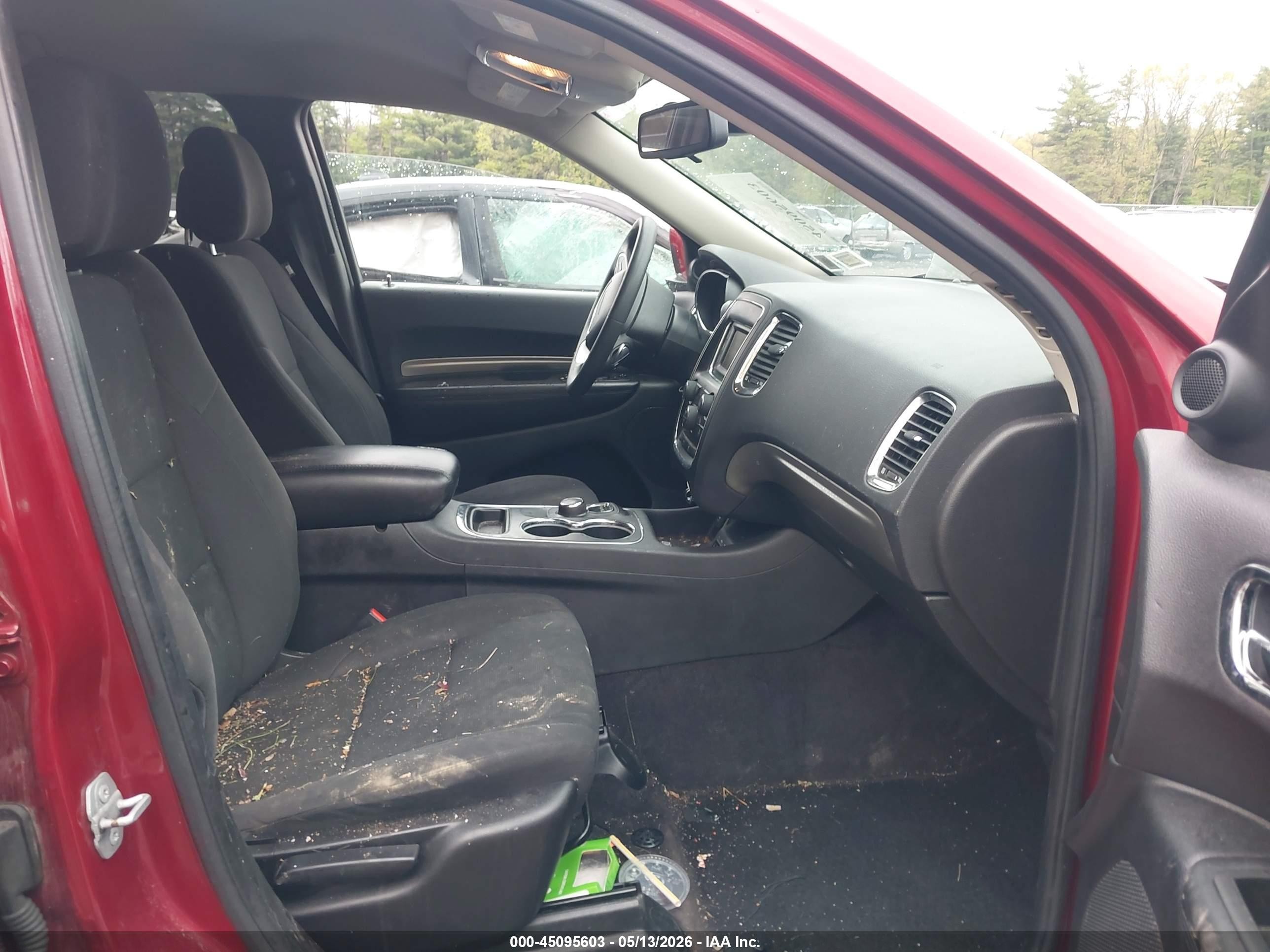 2015 Dodge Durango Sxt Burgundy vin: 1C4RDHAGXFC232554