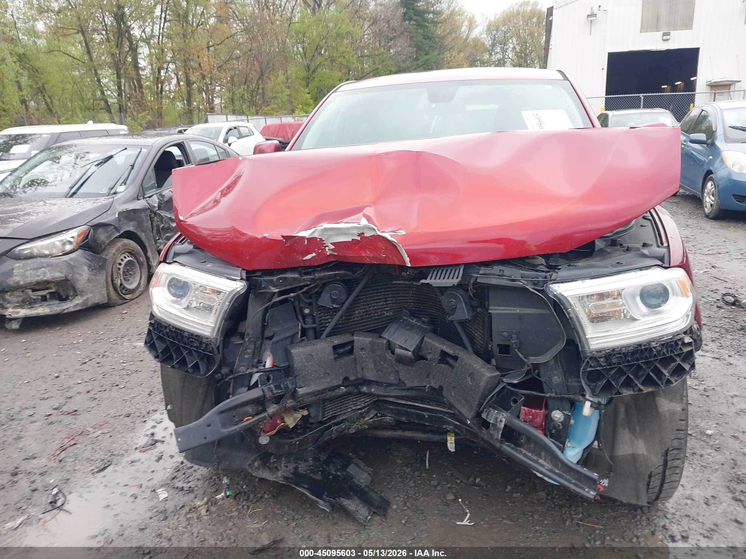 2015 Dodge Durango Sxt Burgundy vin: 1C4RDHAGXFC232554