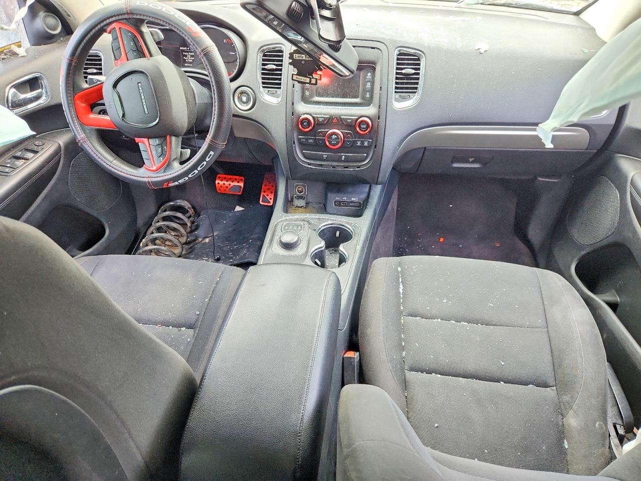 2015 Dodge Durango Sxt White vin: 1C4RDHAGXFC239679