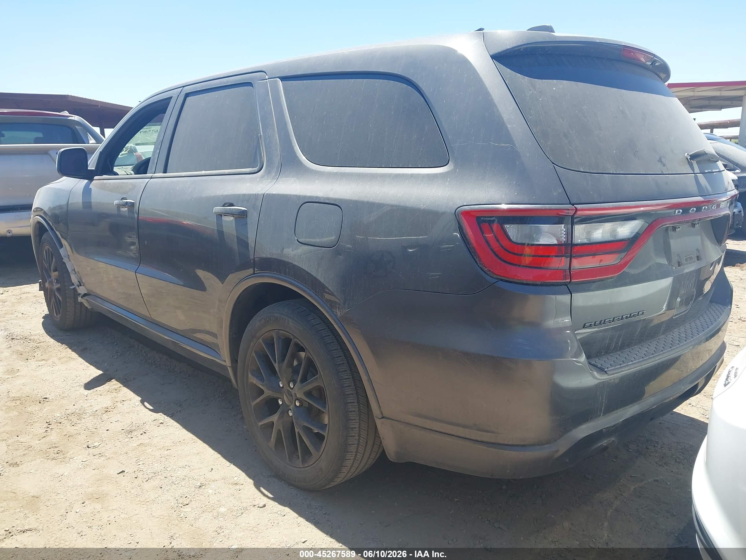 2015 Dodge Durango Sxt Gray vin: 1C4RDHAGXFC801273