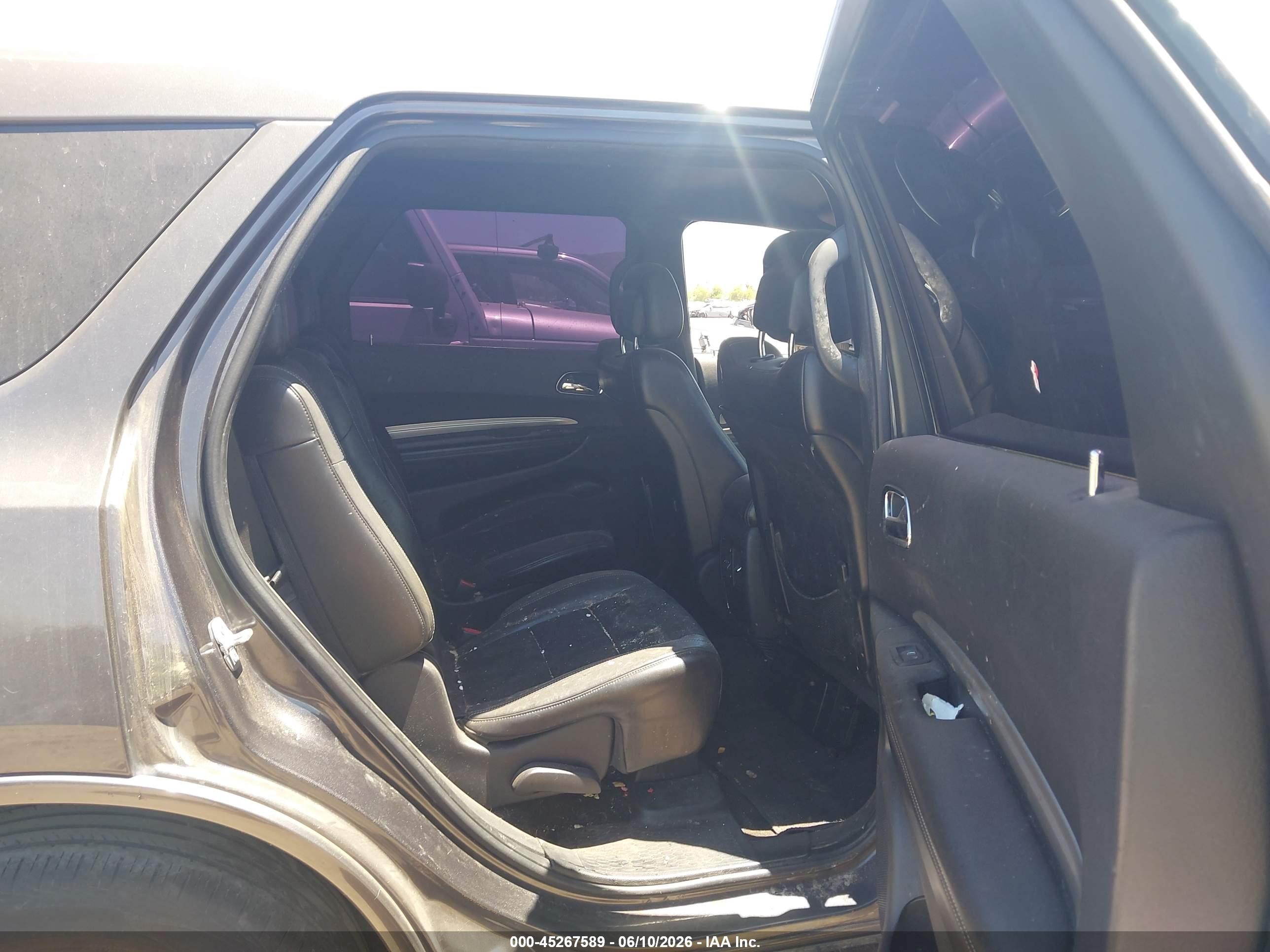 2015 Dodge Durango Sxt Gray vin: 1C4RDHAGXFC801273