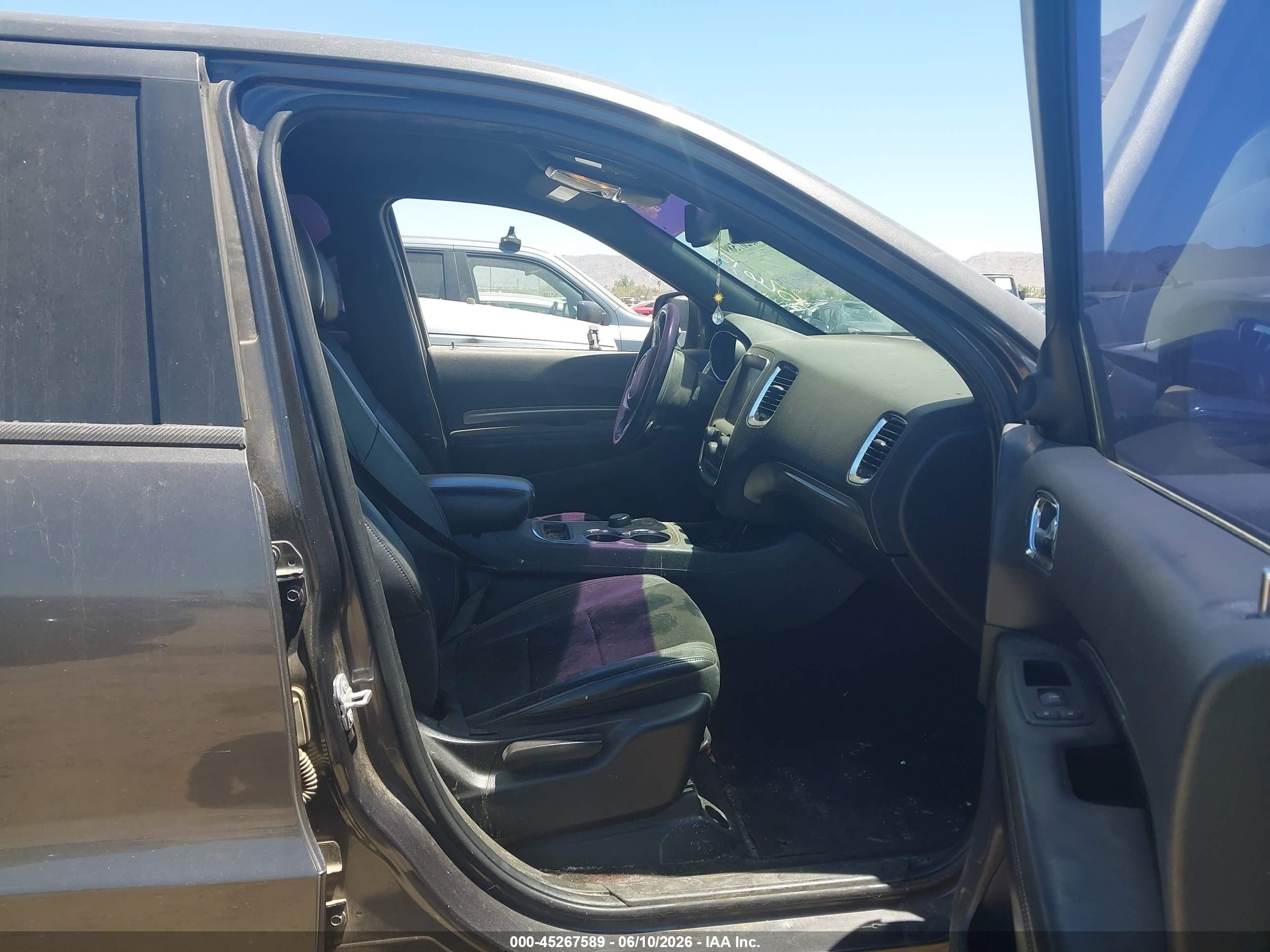 2015 Dodge Durango Sxt Gray vin: 1C4RDHAGXFC801273