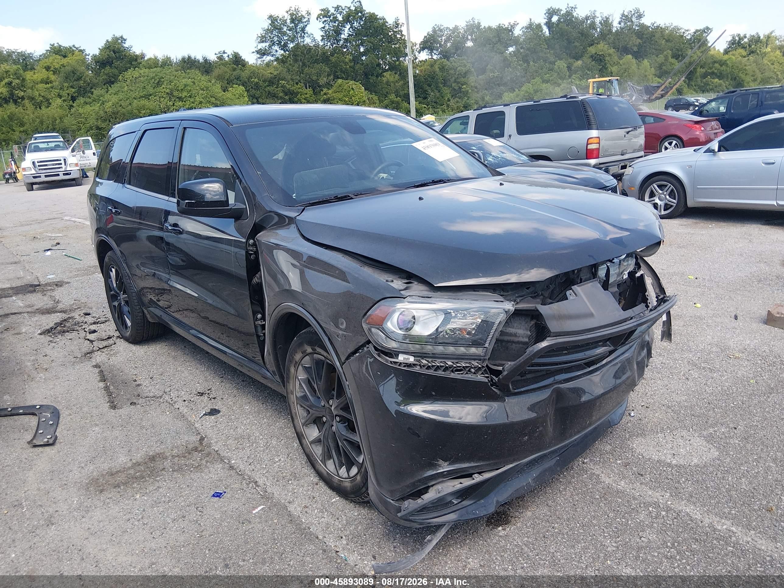 2016 Dodge Durango Sxt Black vin: 1C4RDHAGXGC330808