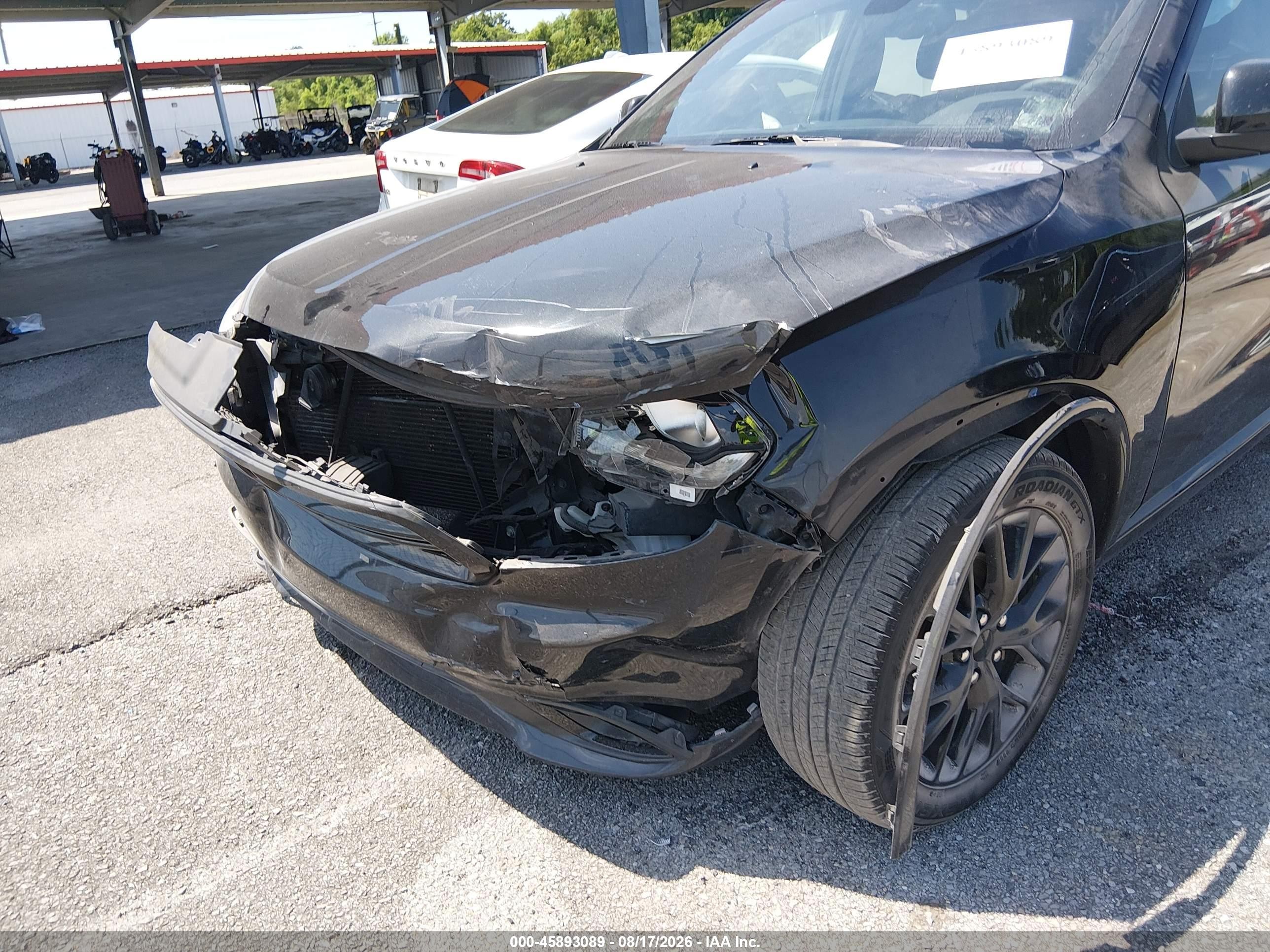 2016 Dodge Durango Sxt Черный vin: 1C4RDHAGXGC330808