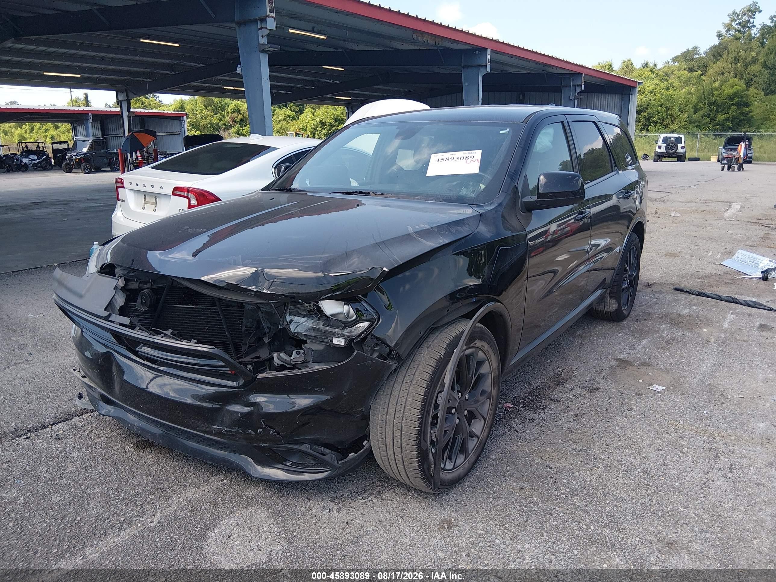 2016 Dodge Durango Sxt Черный vin: 1C4RDHAGXGC330808