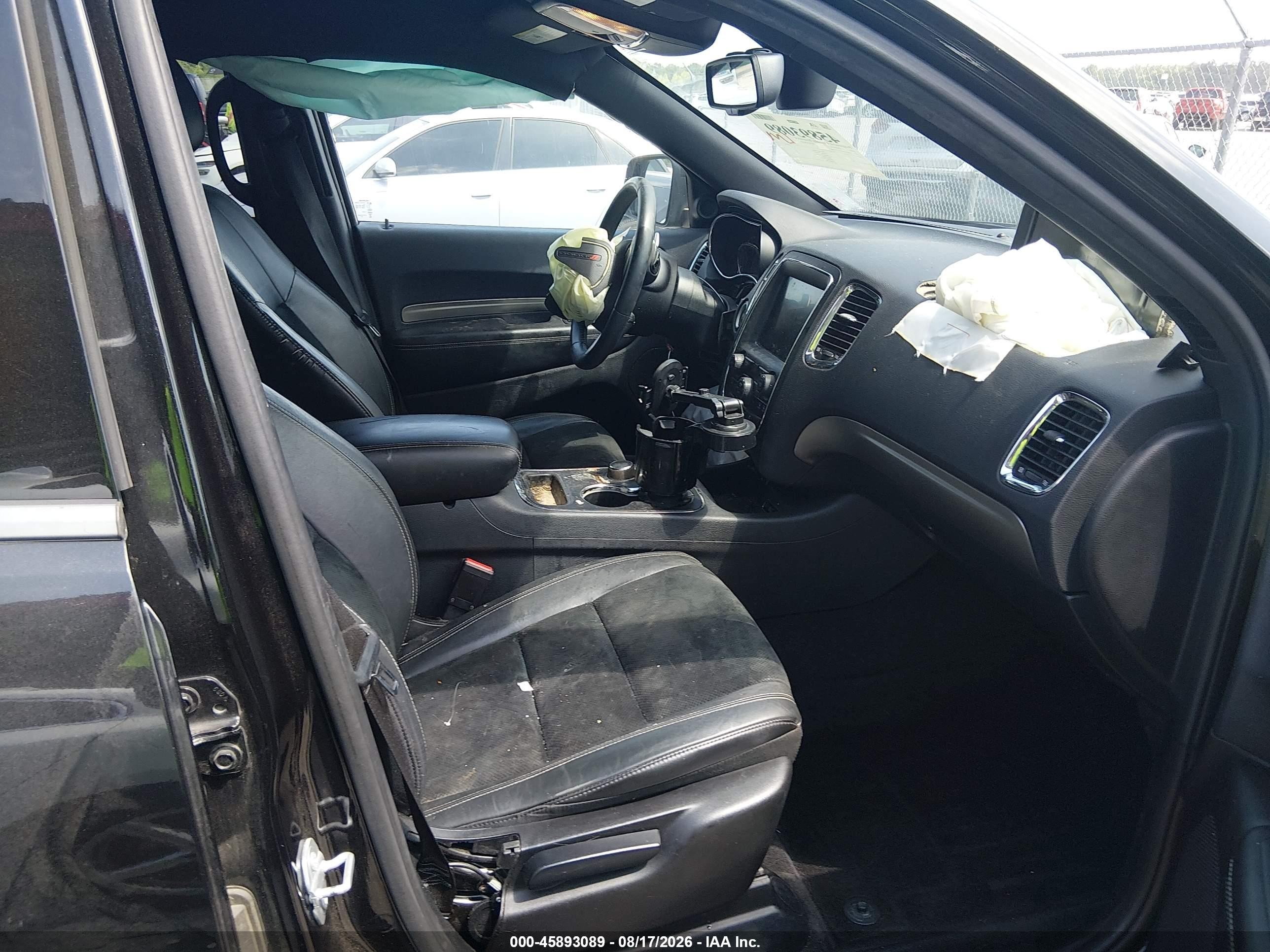 2016 Dodge Durango Sxt Черный vin: 1C4RDHAGXGC330808