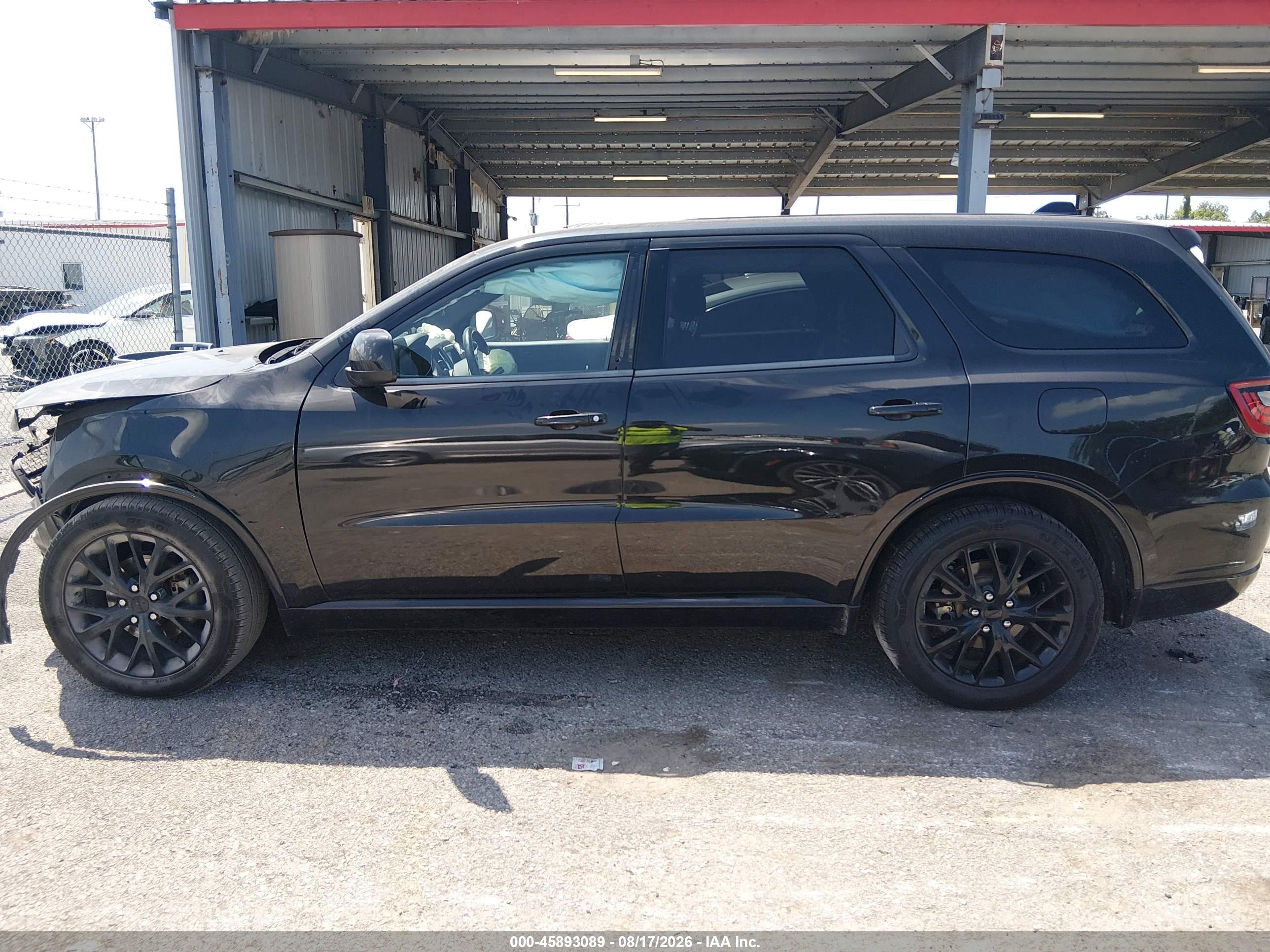 2016 Dodge Durango Sxt Черный vin: 1C4RDHAGXGC330808