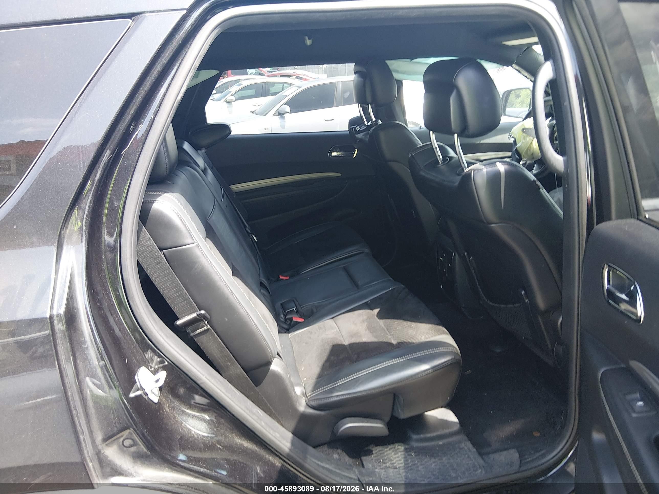 2016 Dodge Durango Sxt Черный vin: 1C4RDHAGXGC330808