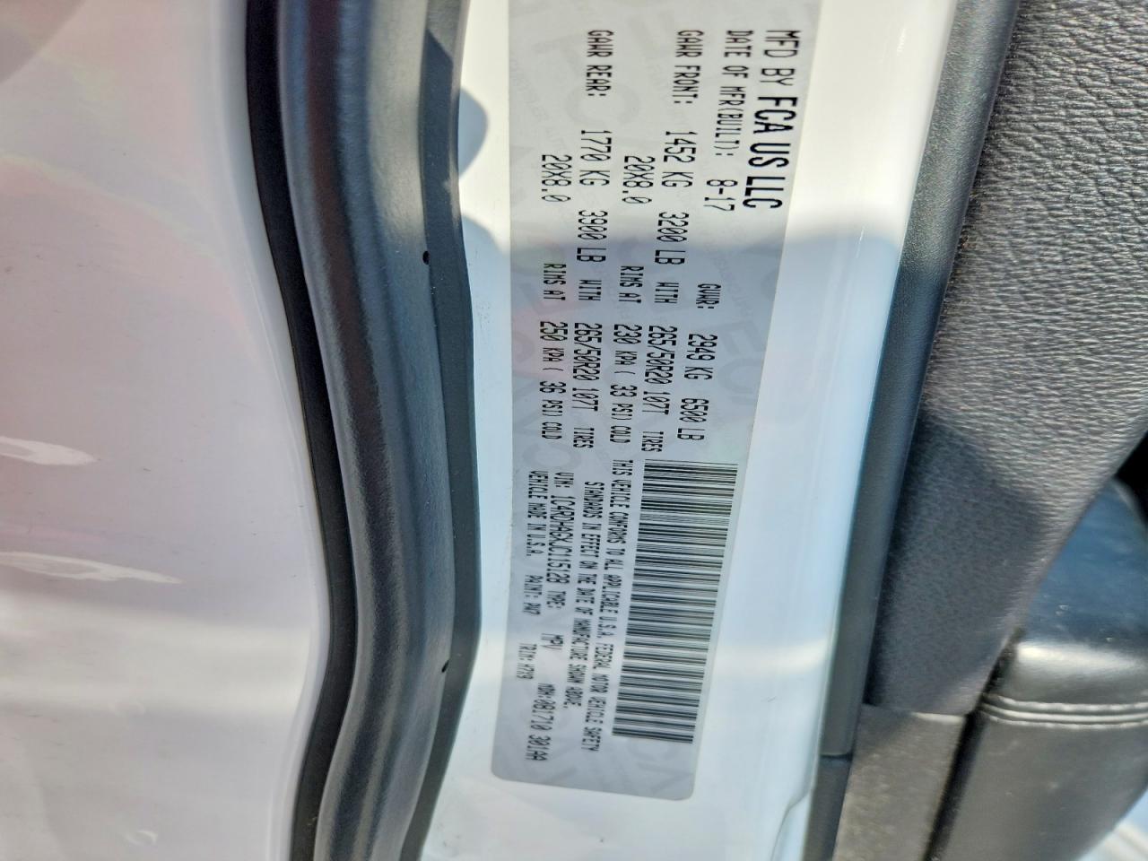 2018 Dodge Durango Sxt White vin: 1C4RDHAGXJC115128