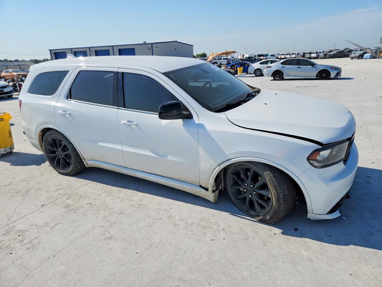 2018 Dodge Durango Sxt White vin: 1C4RDHAGXJC115128