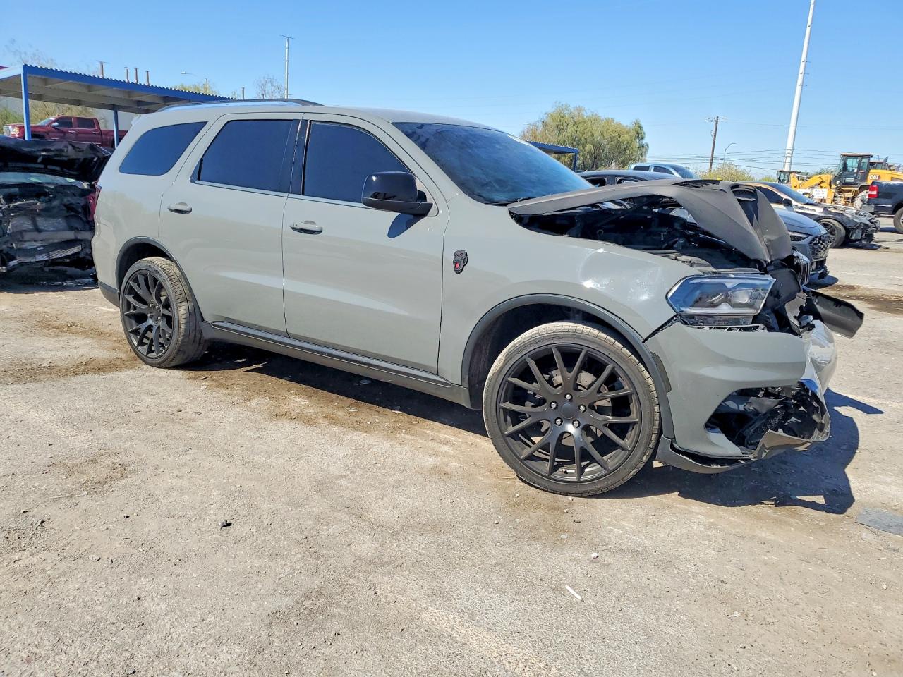 2023 Dodge Durango Sxt Gray vin: 1C4RDHAGXPC599486