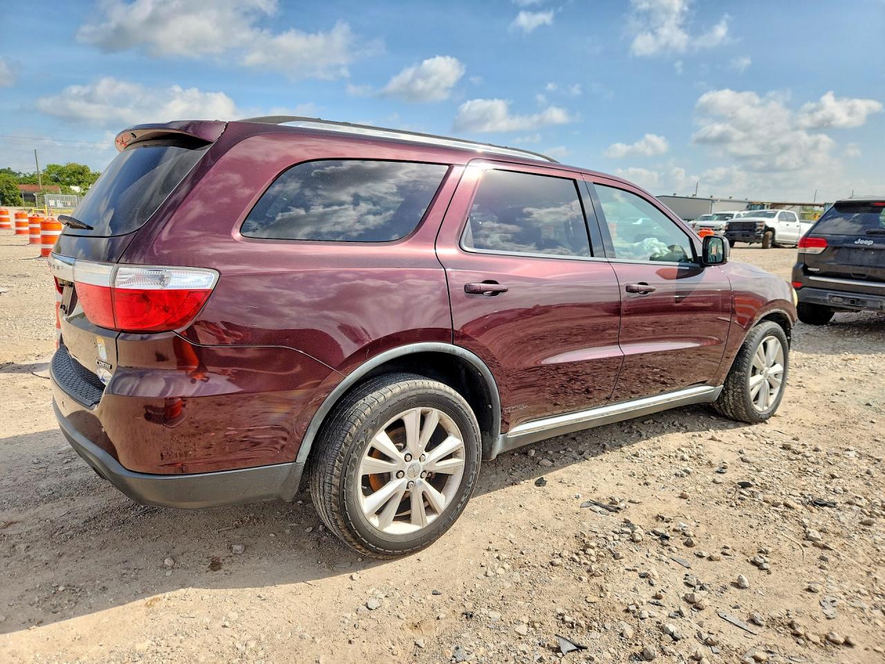 2012 Dodge Durango Crew Burgundy vin: 1C4RDHDG0CC182772