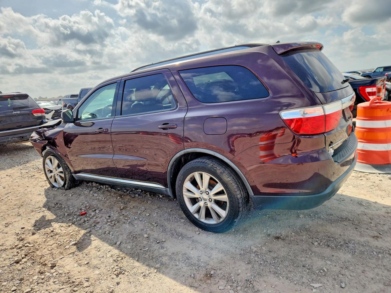 2012 Dodge Durango Crew Burgundy vin: 1C4RDHDG0CC182772