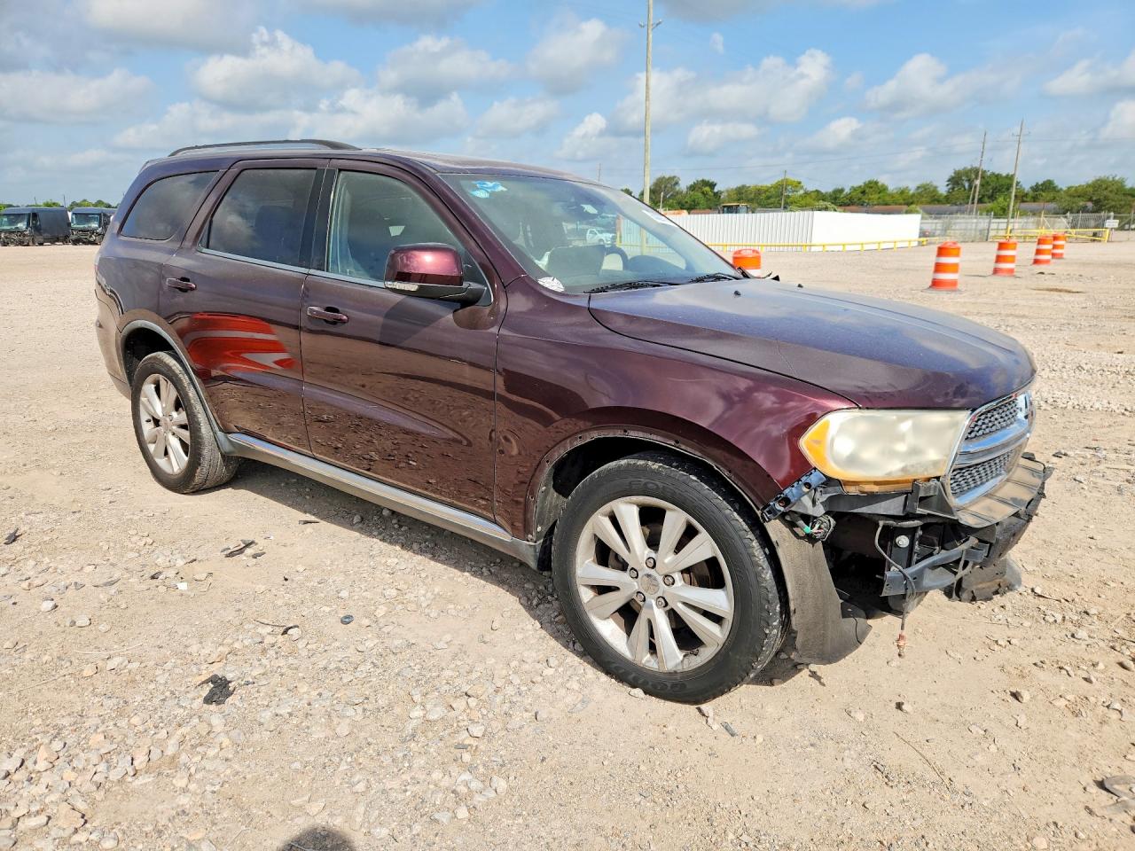 2012 Dodge Durango Crew Burgundy vin: 1C4RDHDG0CC182772