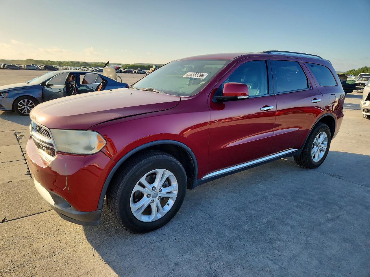 2013 Dodge Durango Crew Maroon vin: 1C4RDHDG0DC679595
