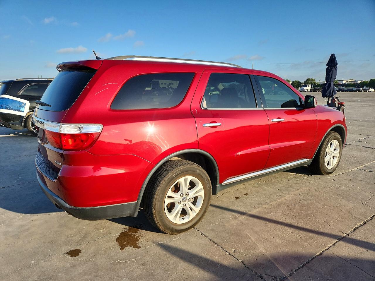 2013 Dodge Durango Crew Maroon vin: 1C4RDHDG0DC679595