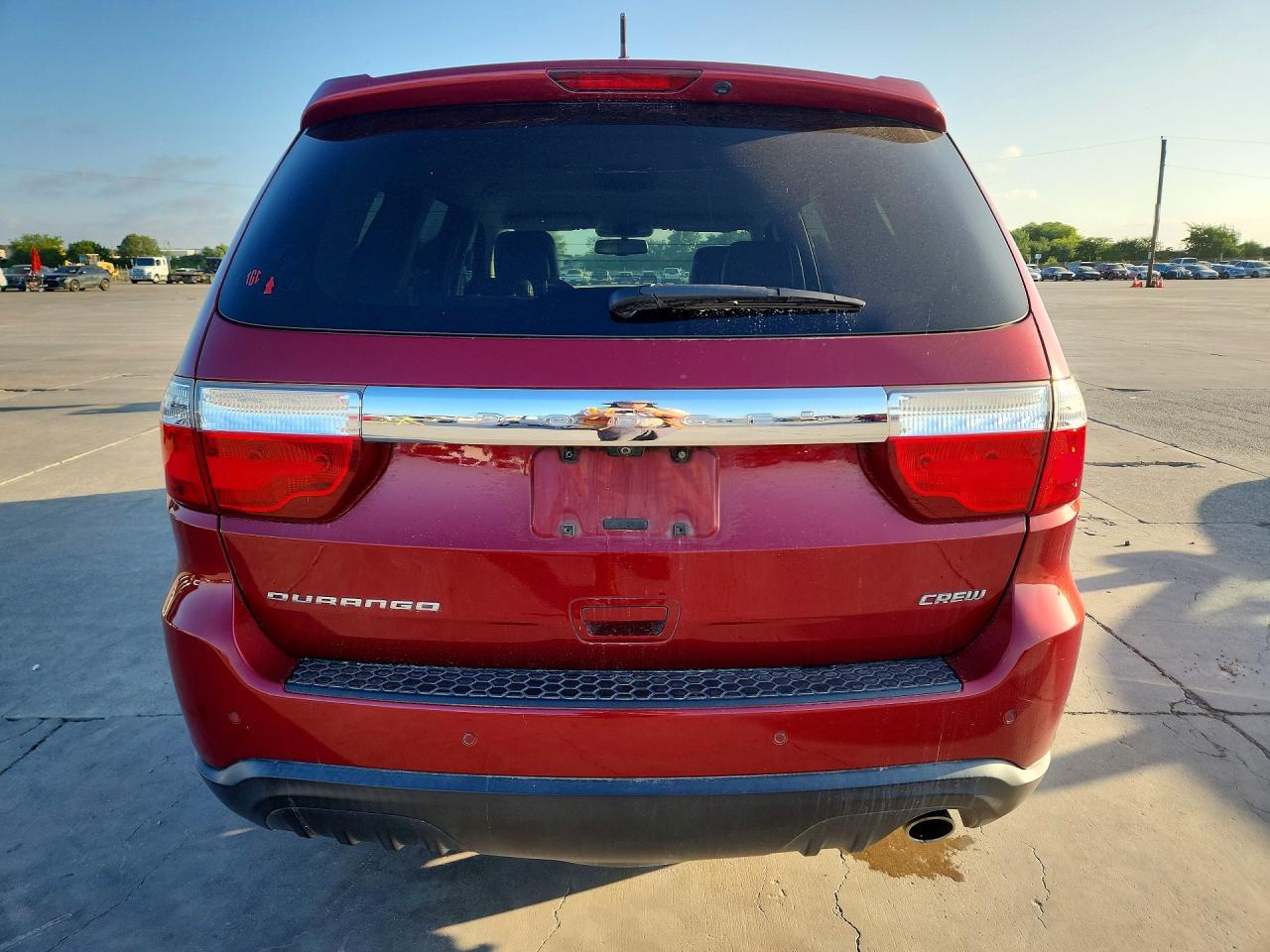 2013 Dodge Durango Crew Maroon vin: 1C4RDHDG0DC679595