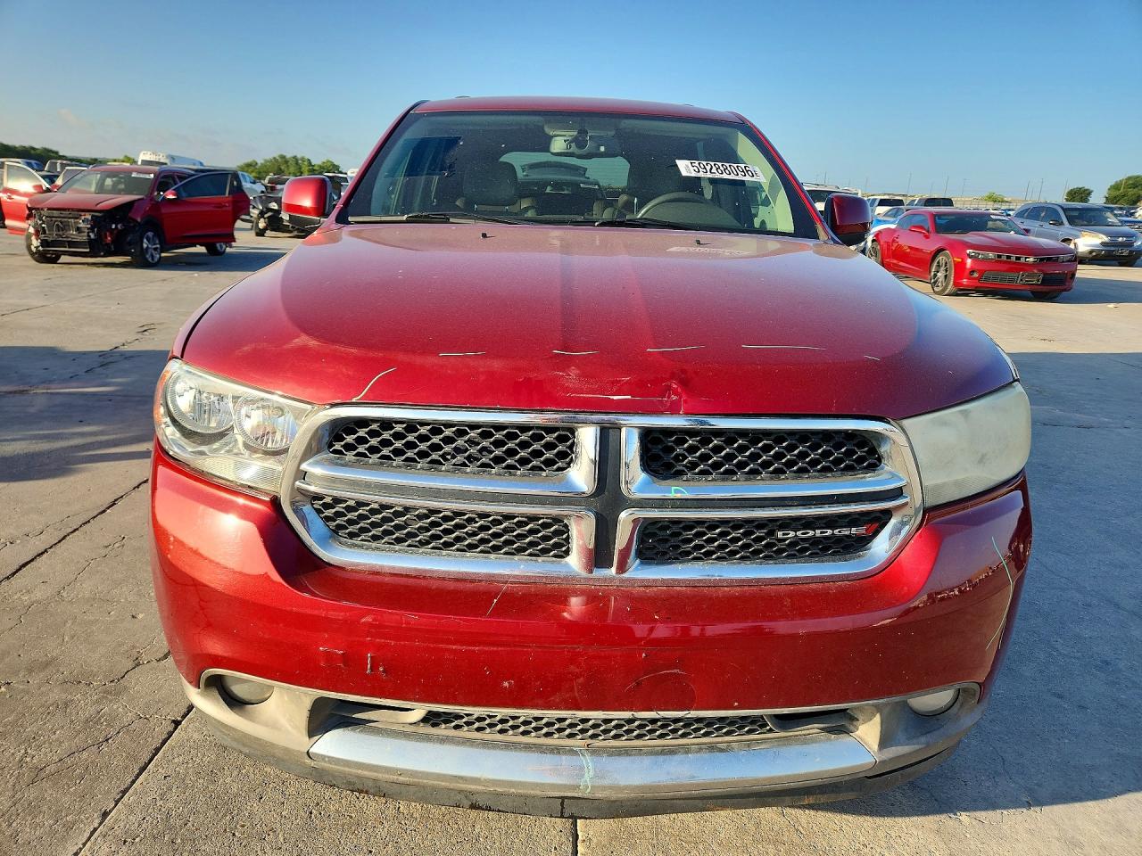 2013 Dodge Durango Crew Maroon vin: 1C4RDHDG0DC679595