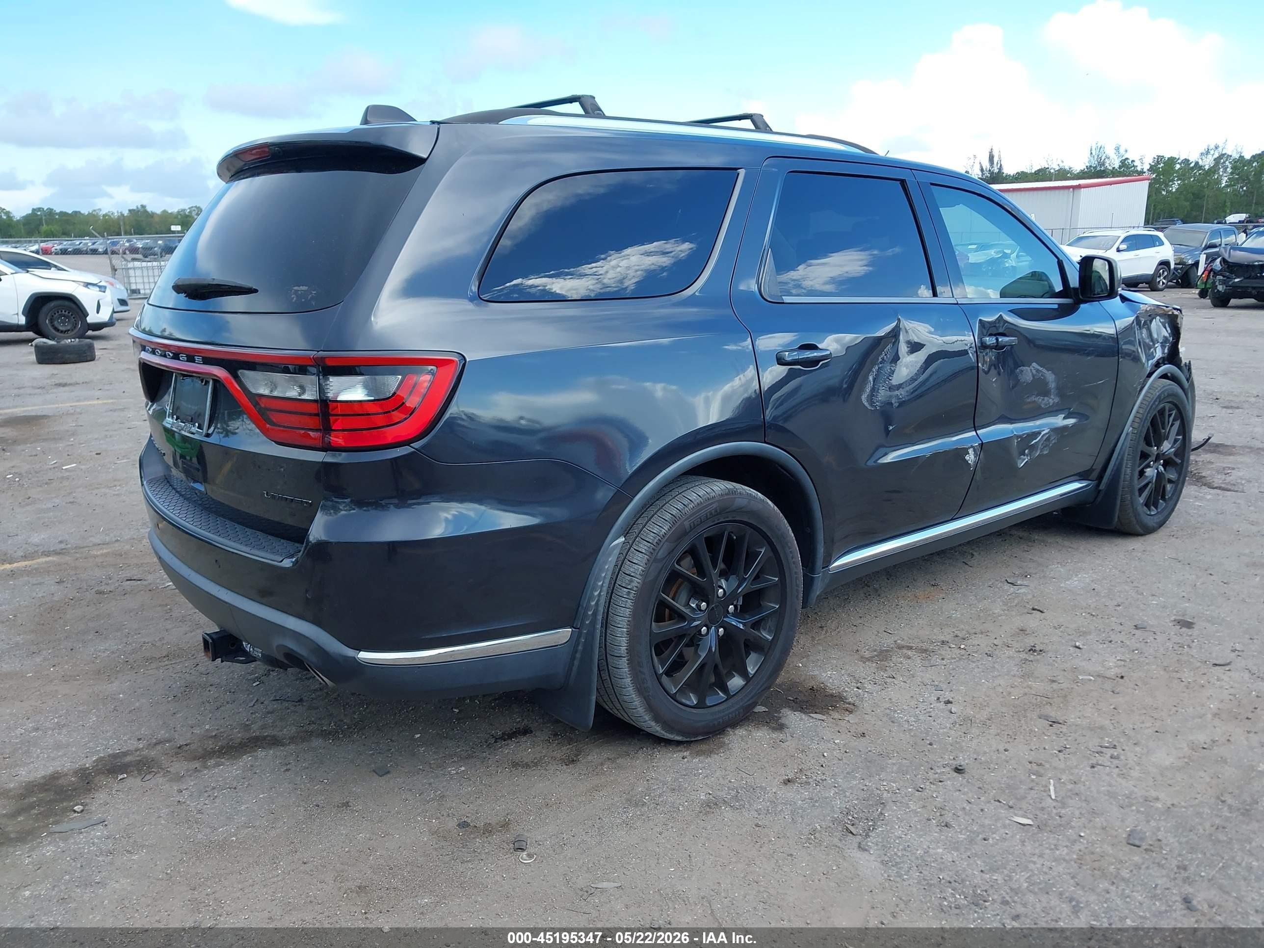 2014 Dodge Durango Limited Black vin: 1C4RDHDG0EC370050