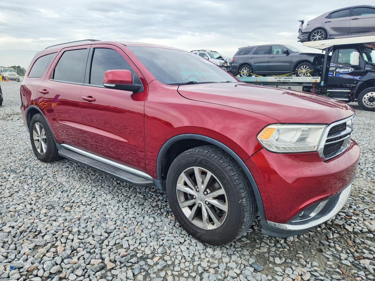2015 Dodge Durango Limited Red vin: 1C4RDHDG0FC801004
