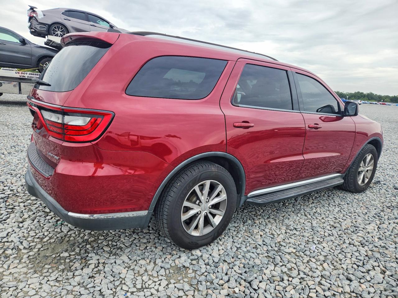 2015 Dodge Durango Limited Red vin: 1C4RDHDG0FC801004
