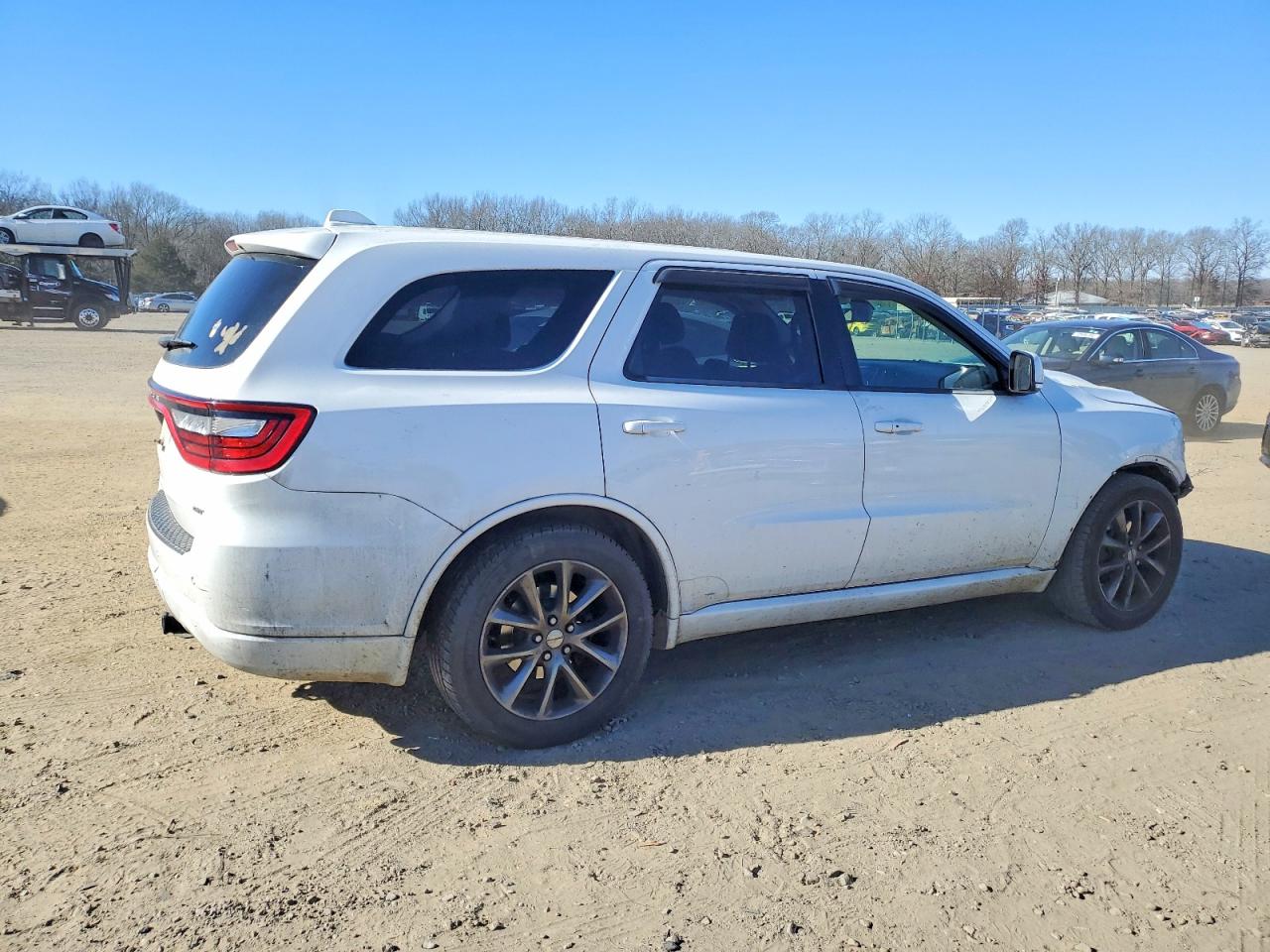 2018 Dodge Durango Gt White vin: 1C4RDHDG0JC461393