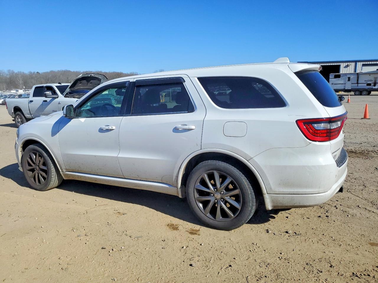 2018 Dodge Durango Gt White vin: 1C4RDHDG0JC461393