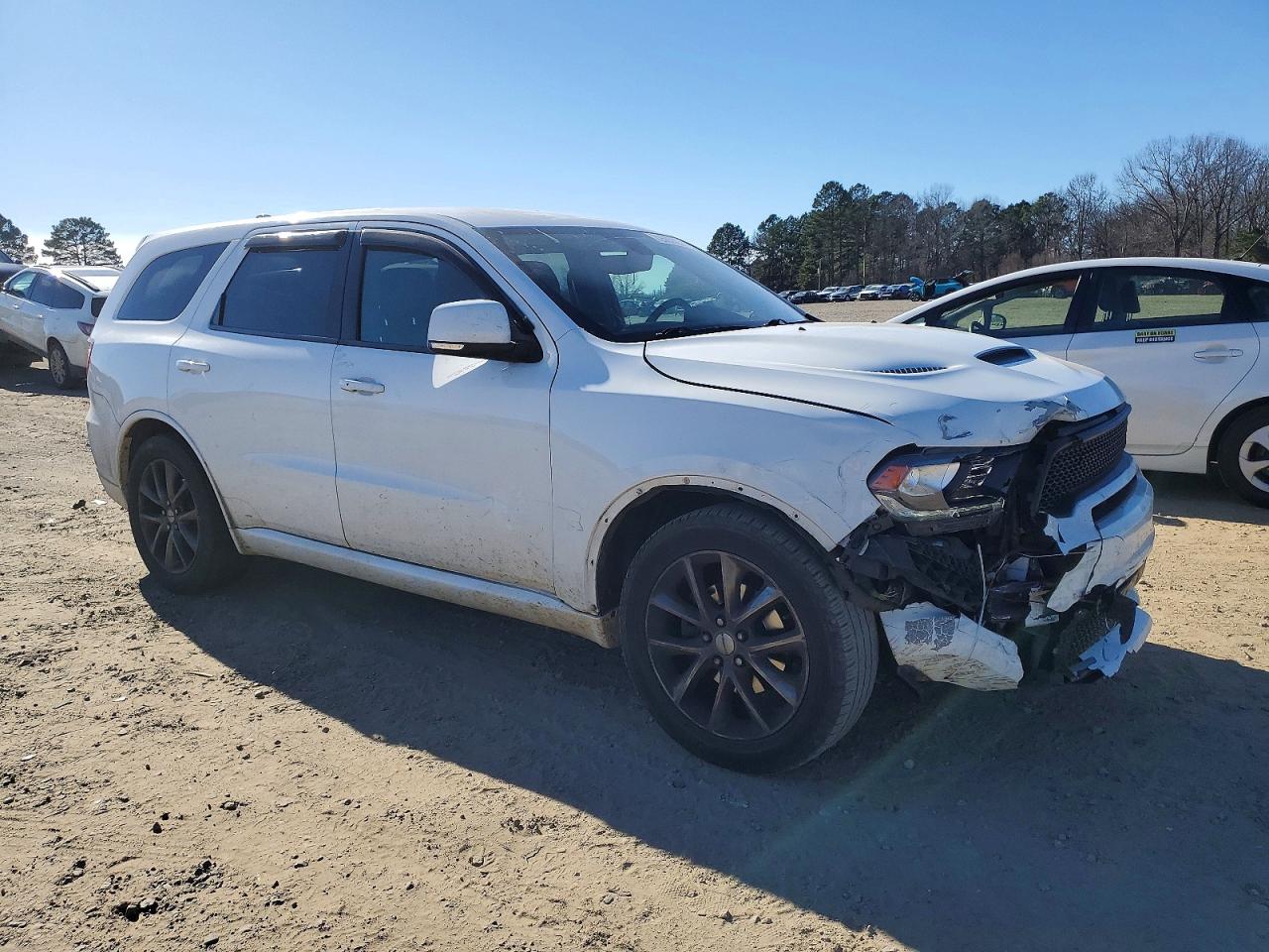2018 Dodge Durango Gt White vin: 1C4RDHDG0JC461393