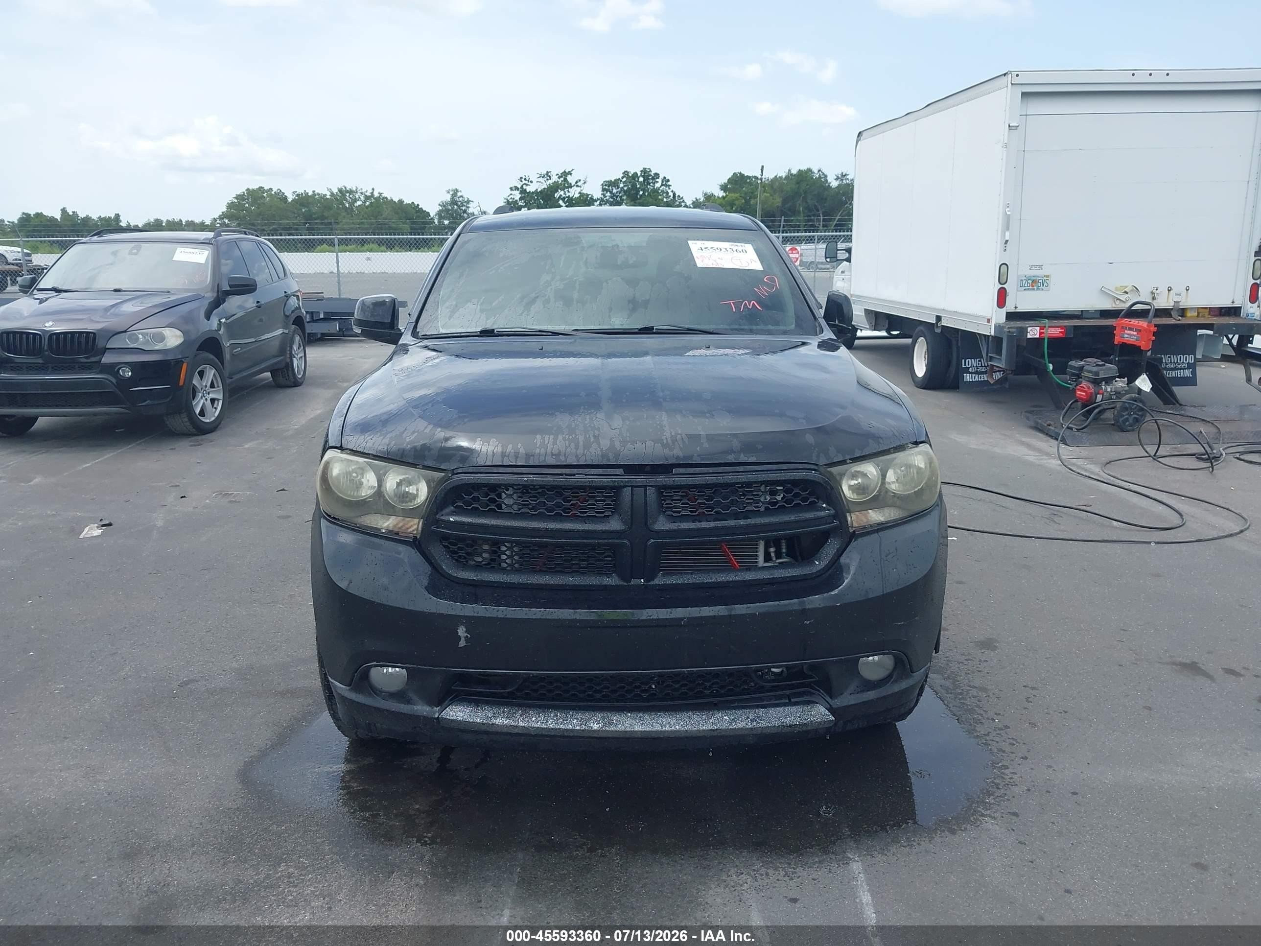 2013 Dodge Durango Crew Black vin: 1C4RDHDG1DC663986