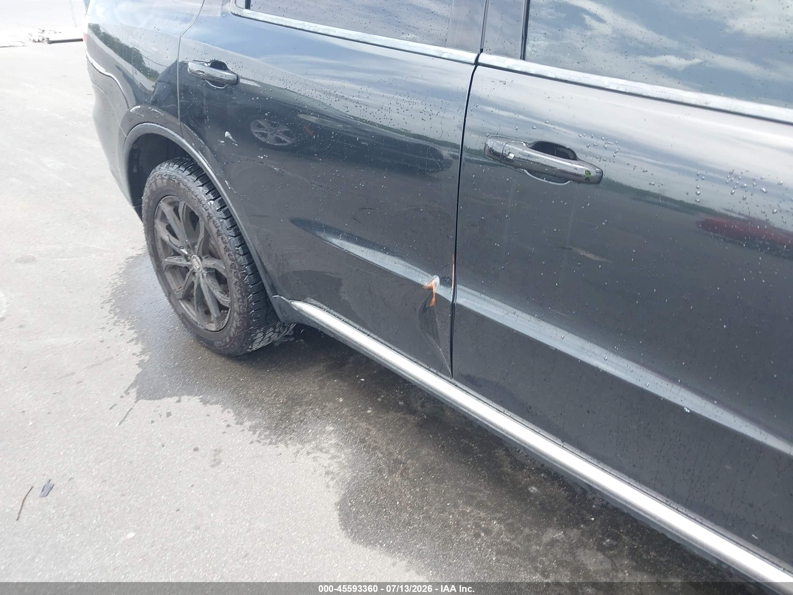2013 Dodge Durango Crew Black vin: 1C4RDHDG1DC663986
