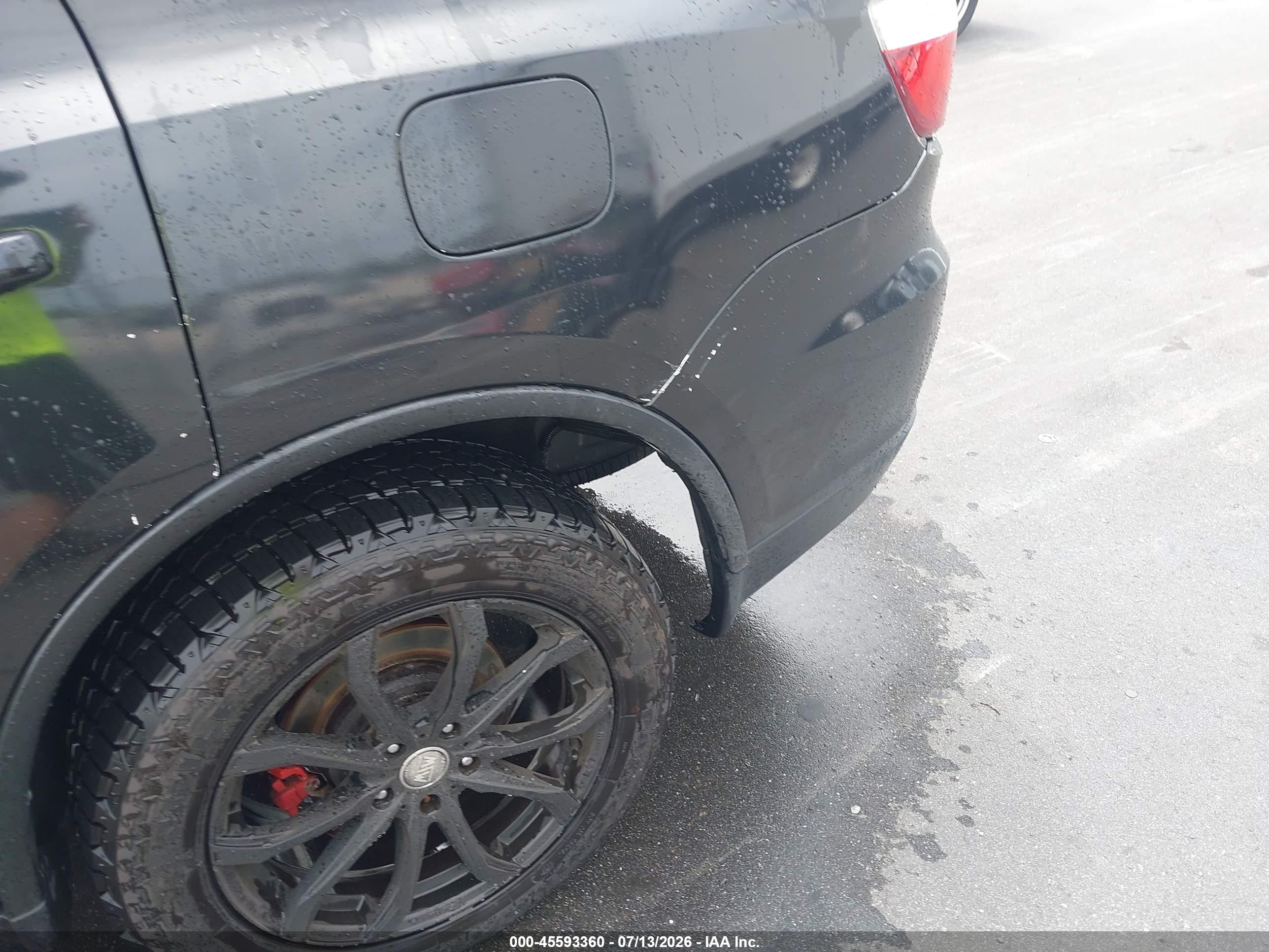 2013 Dodge Durango Crew Black vin: 1C4RDHDG1DC663986
