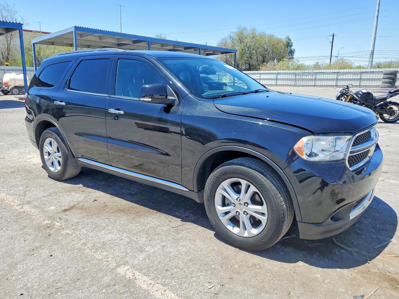 2013 Dodge Durango Crew Black vin: 1C4RDHDG1DC687124