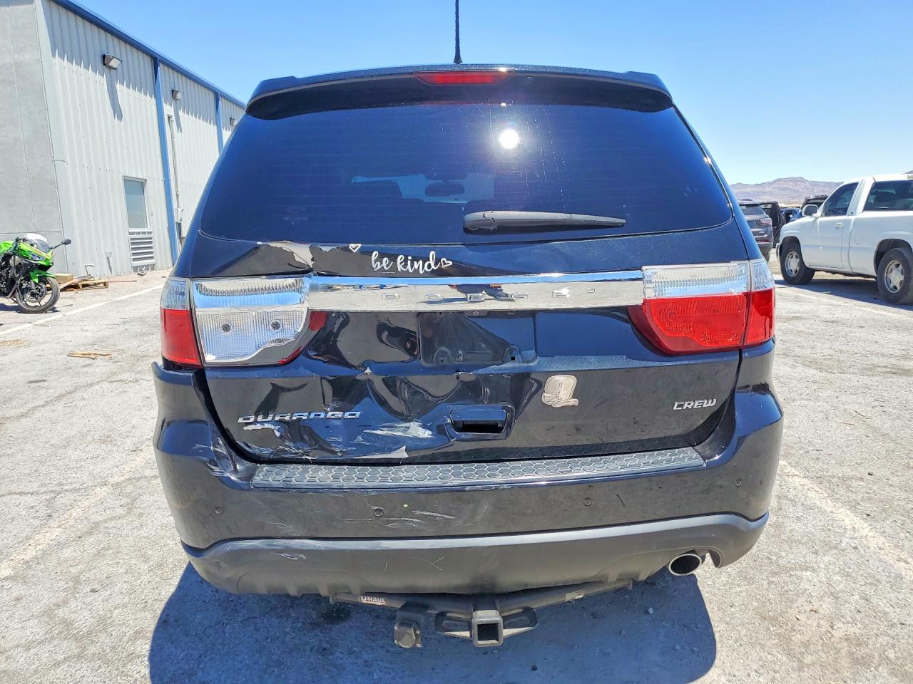 2013 Dodge Durango Crew Black vin: 1C4RDHDG1DC687124
