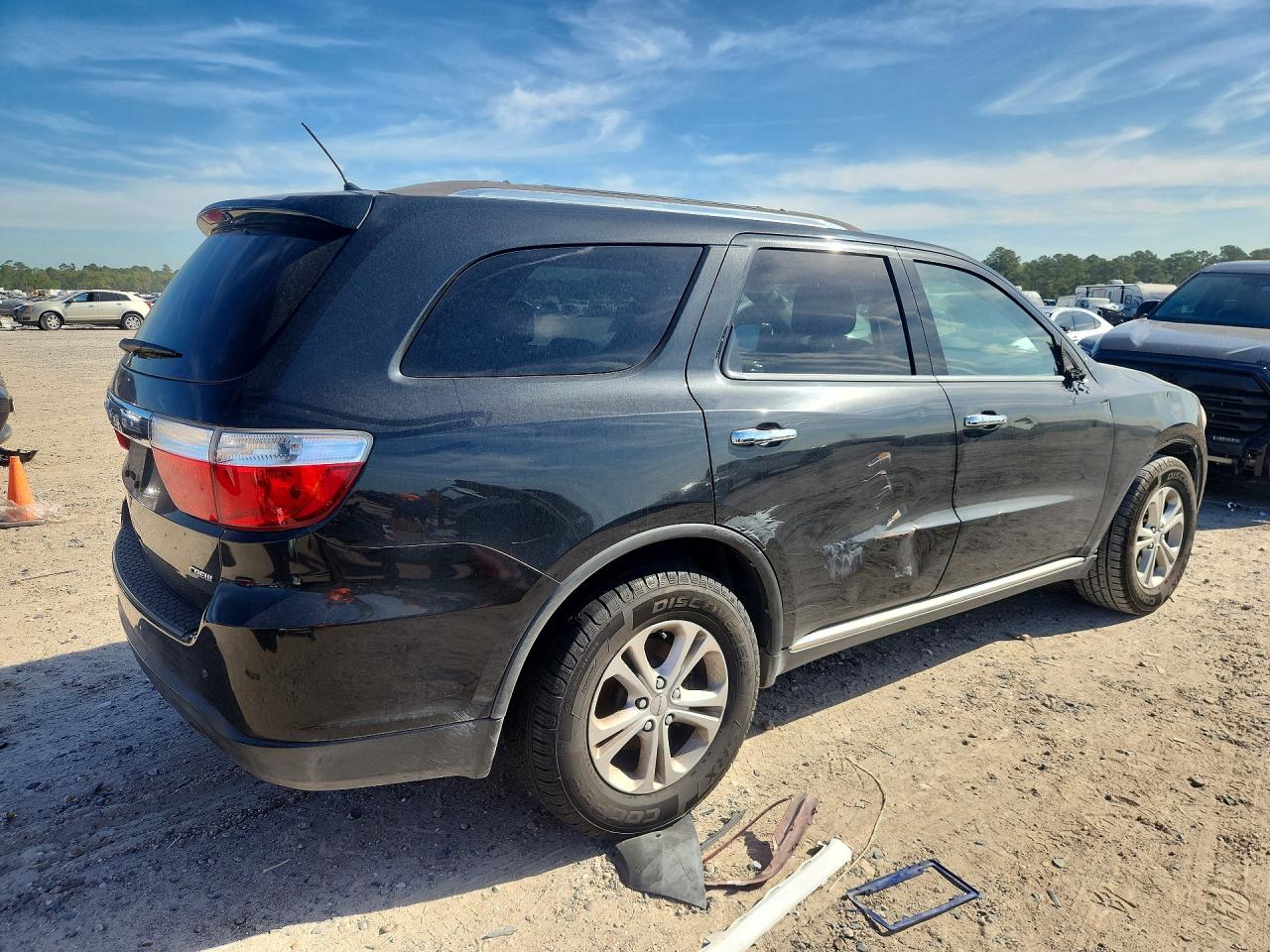 2013 Dodge Durango Crew Black vin: 1C4RDHDG1DC689651