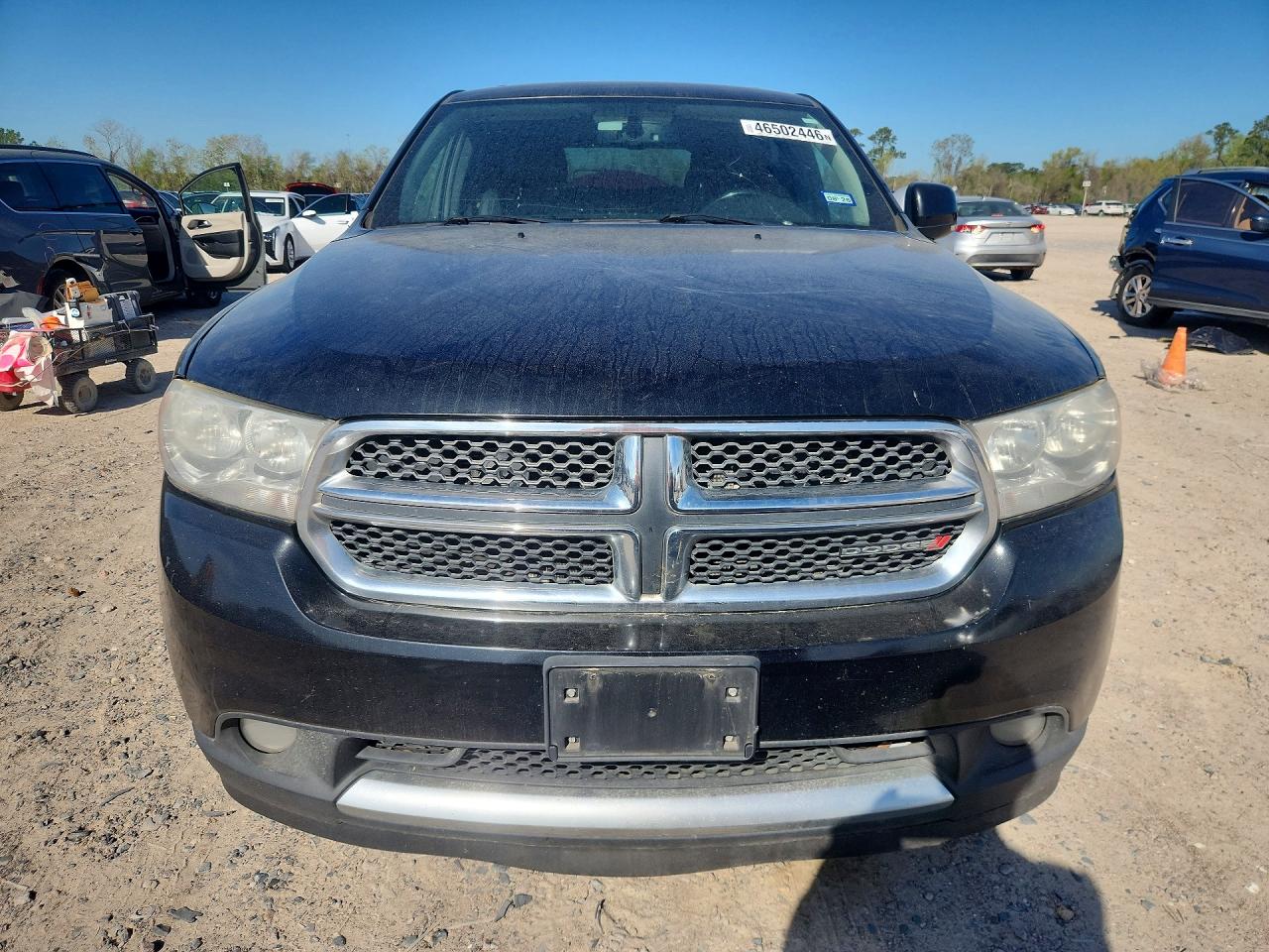2013 Dodge Durango Crew Black vin: 1C4RDHDG1DC689651