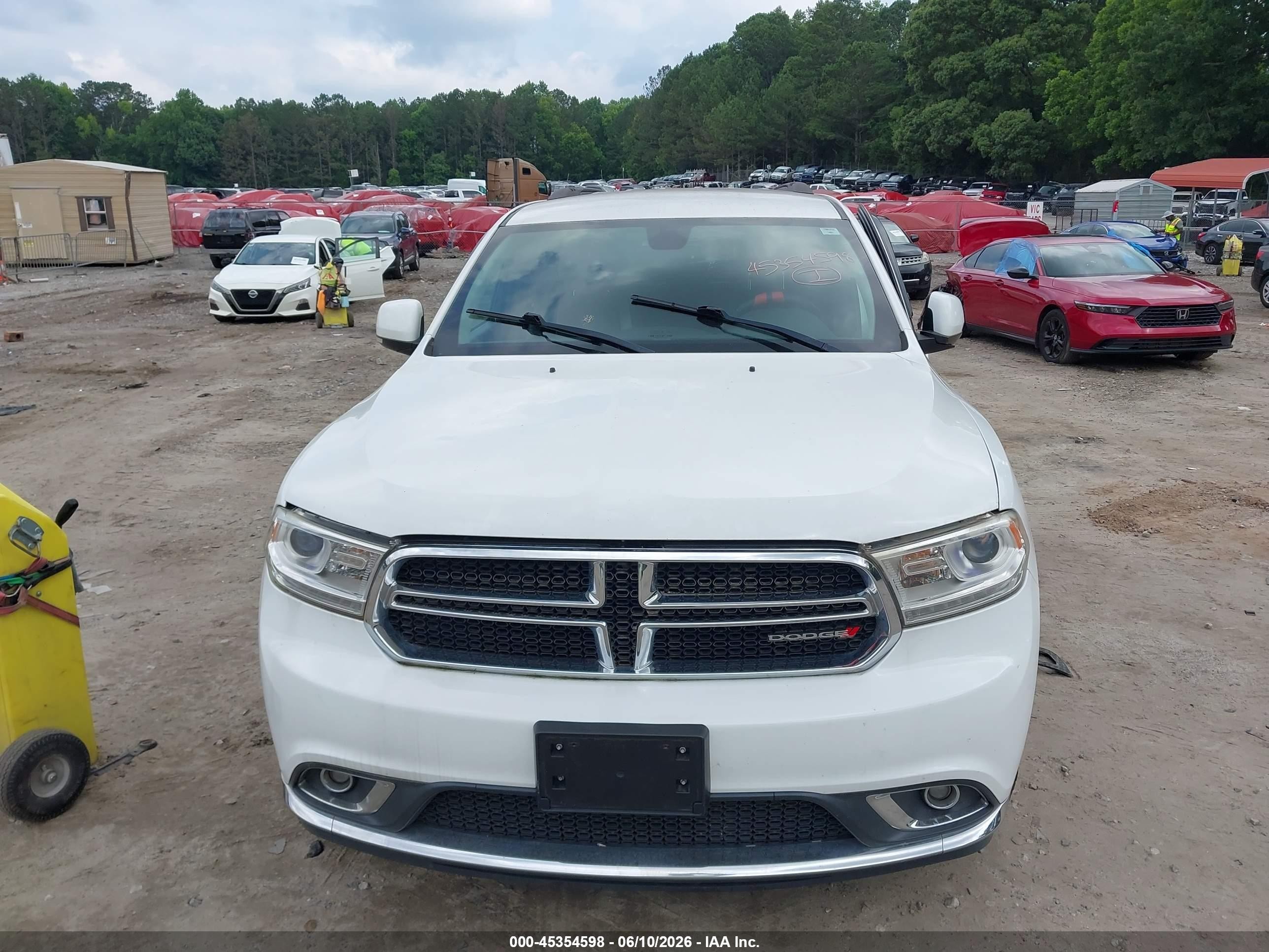 2014 Dodge Durango Limited Белый vin: 1C4RDHDG1EC390825