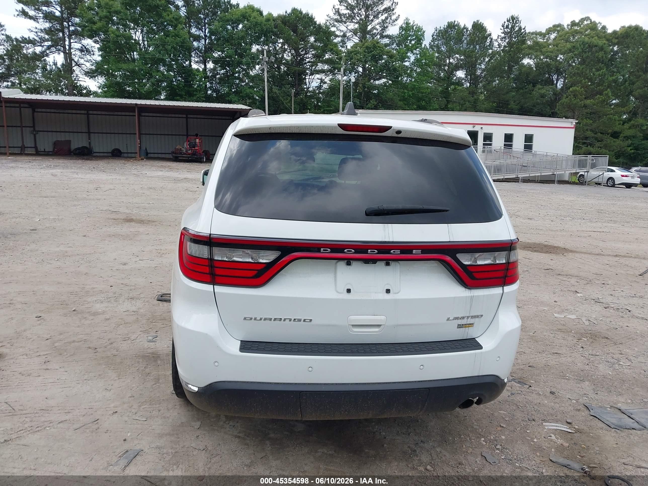 2014 Dodge Durango Limited Белый vin: 1C4RDHDG1EC390825