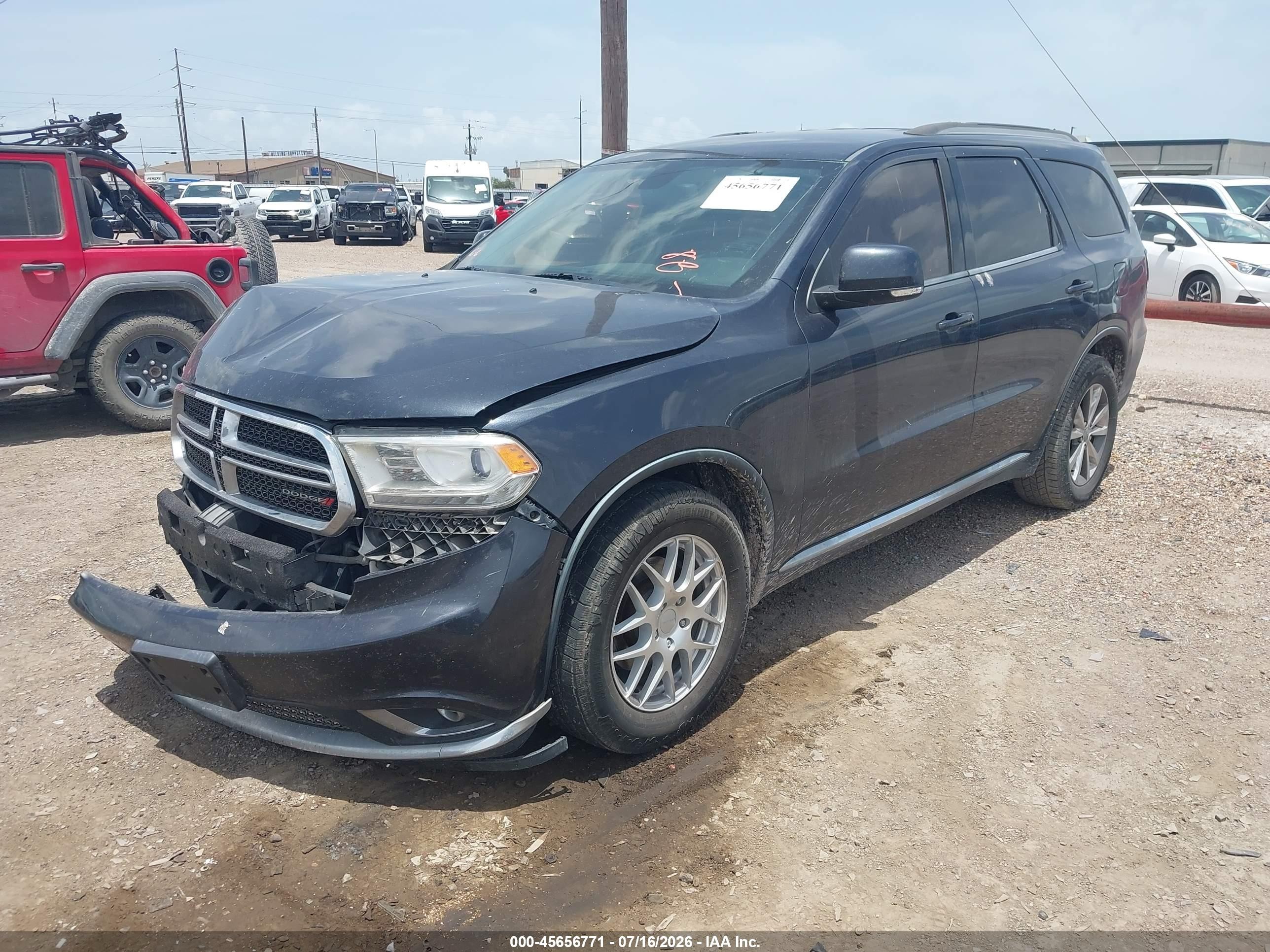 2014 Dodge Durango Limited Серый vin: 1C4RDHDG1EC561525
