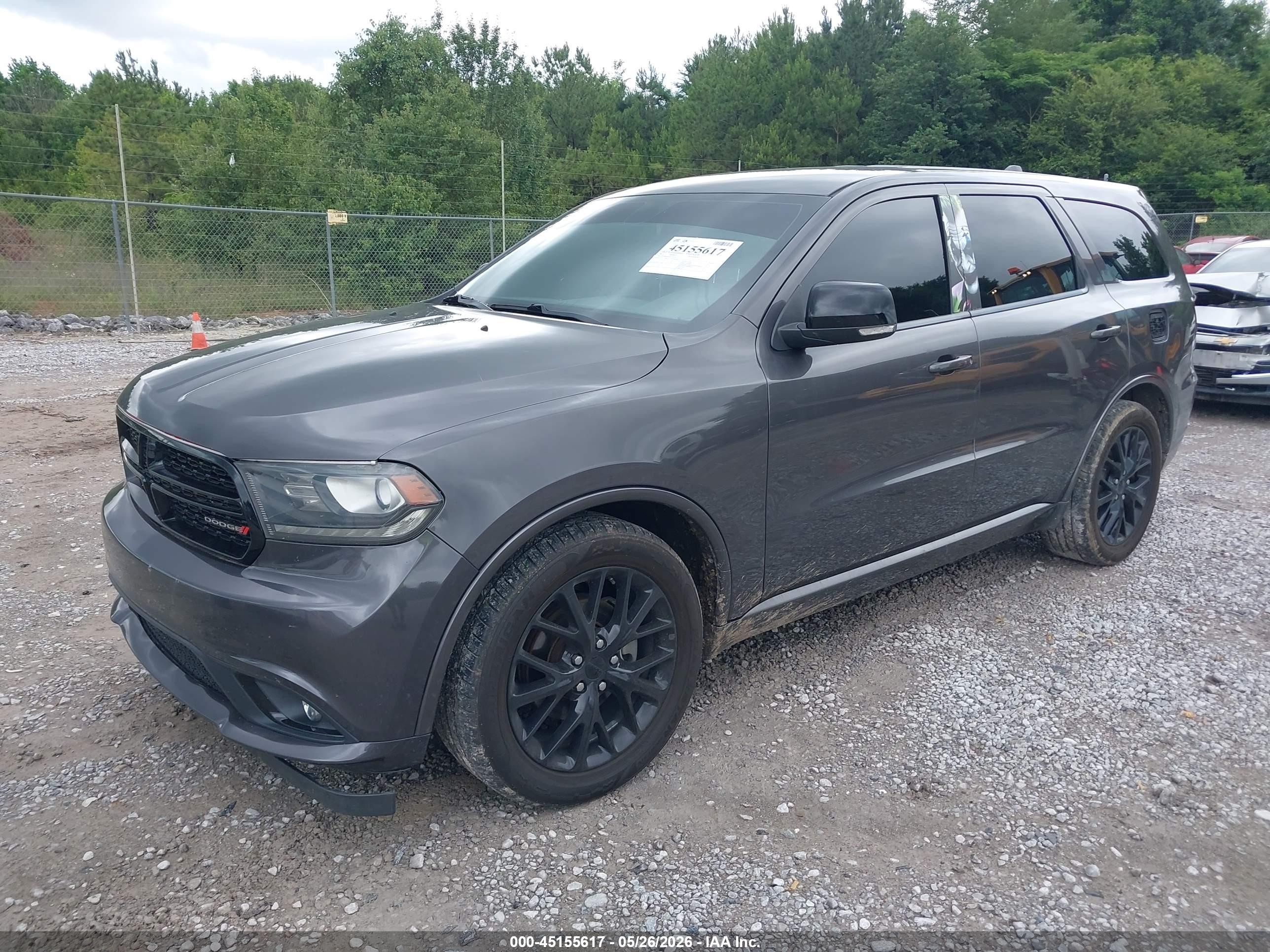 2015 Dodge Durango Limited Gray vin: 1C4RDHDG1FC701526