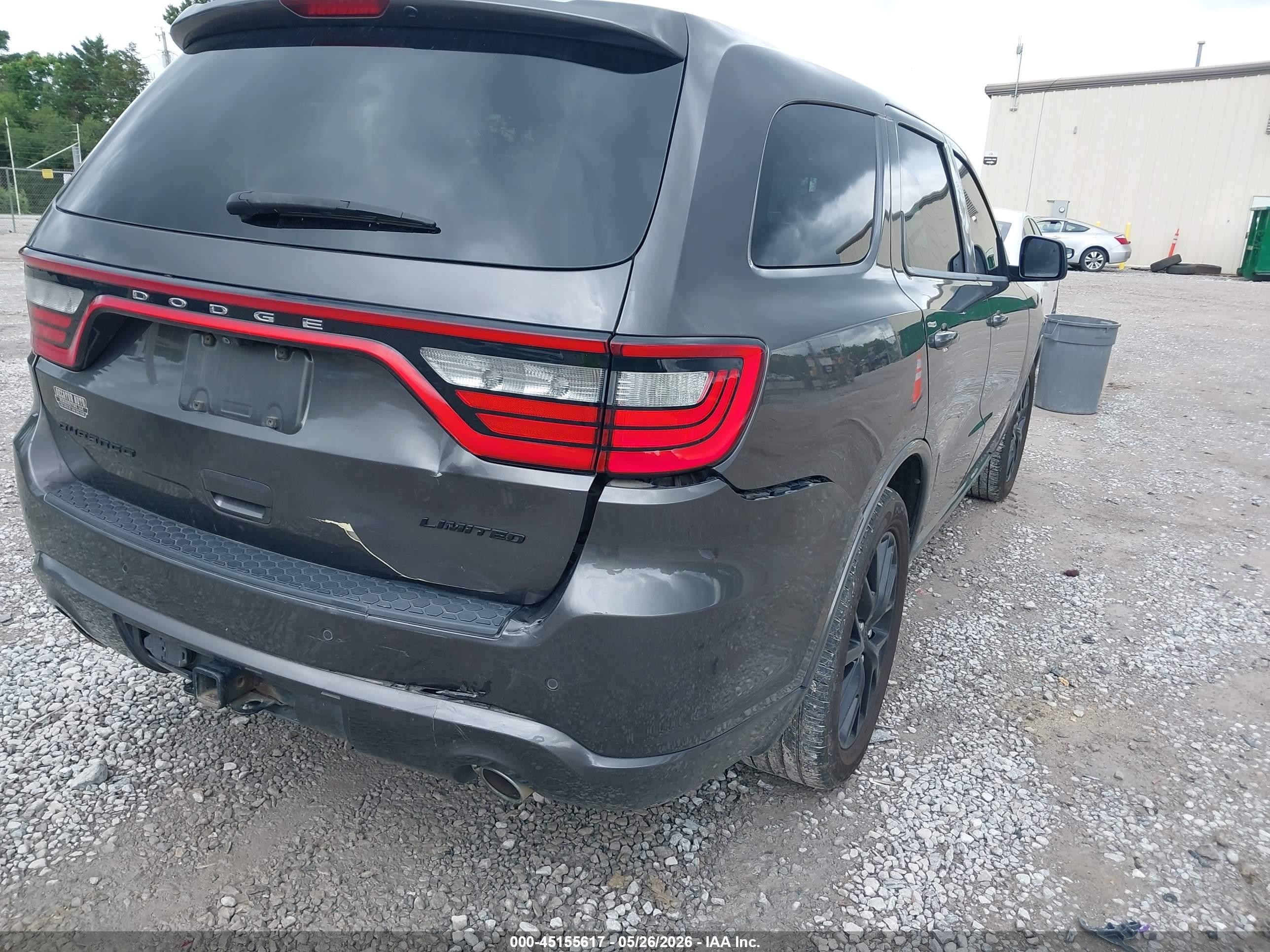 2015 Dodge Durango Limited Gray vin: 1C4RDHDG1FC701526