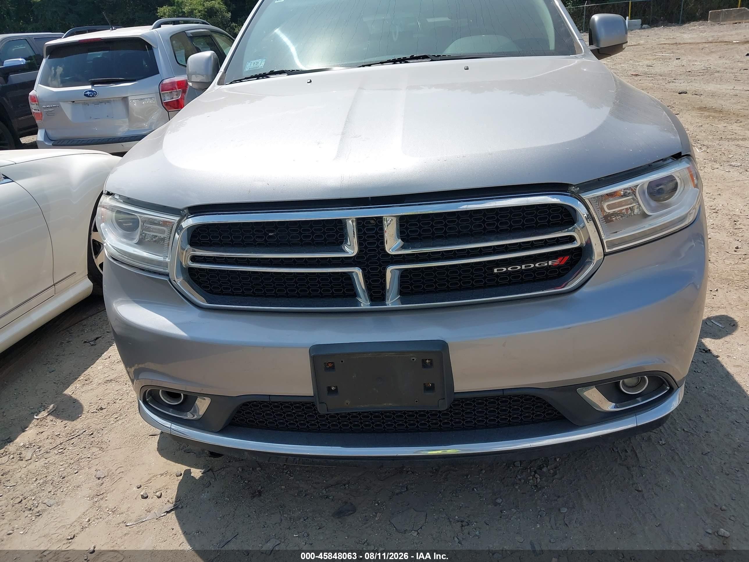 2015 Dodge Durango Limited Серебряный vin: 1C4RDHDG1FC740262