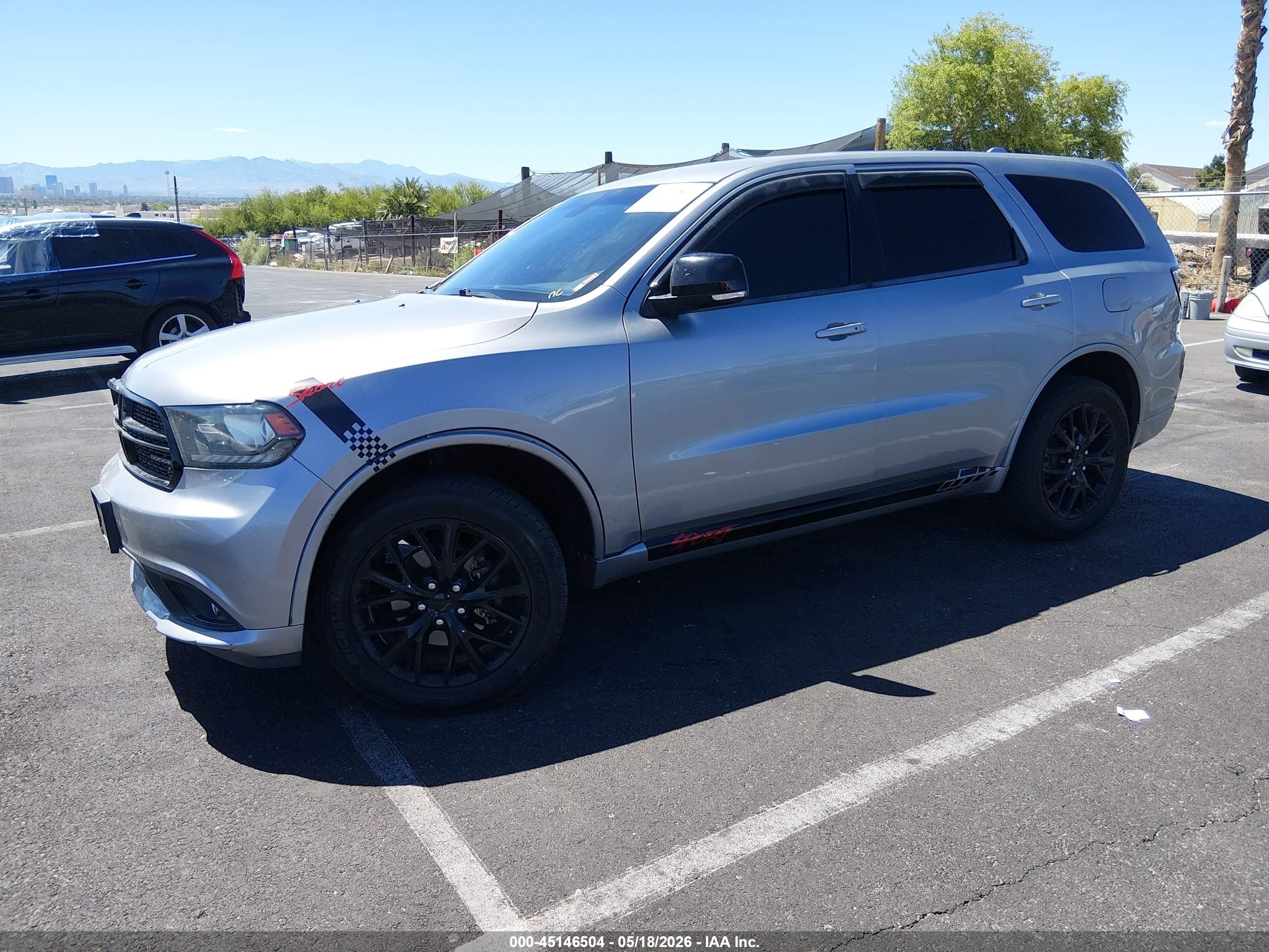 2015 Dodge Durango Limited Серый vin: 1C4RDHDG1FC789123