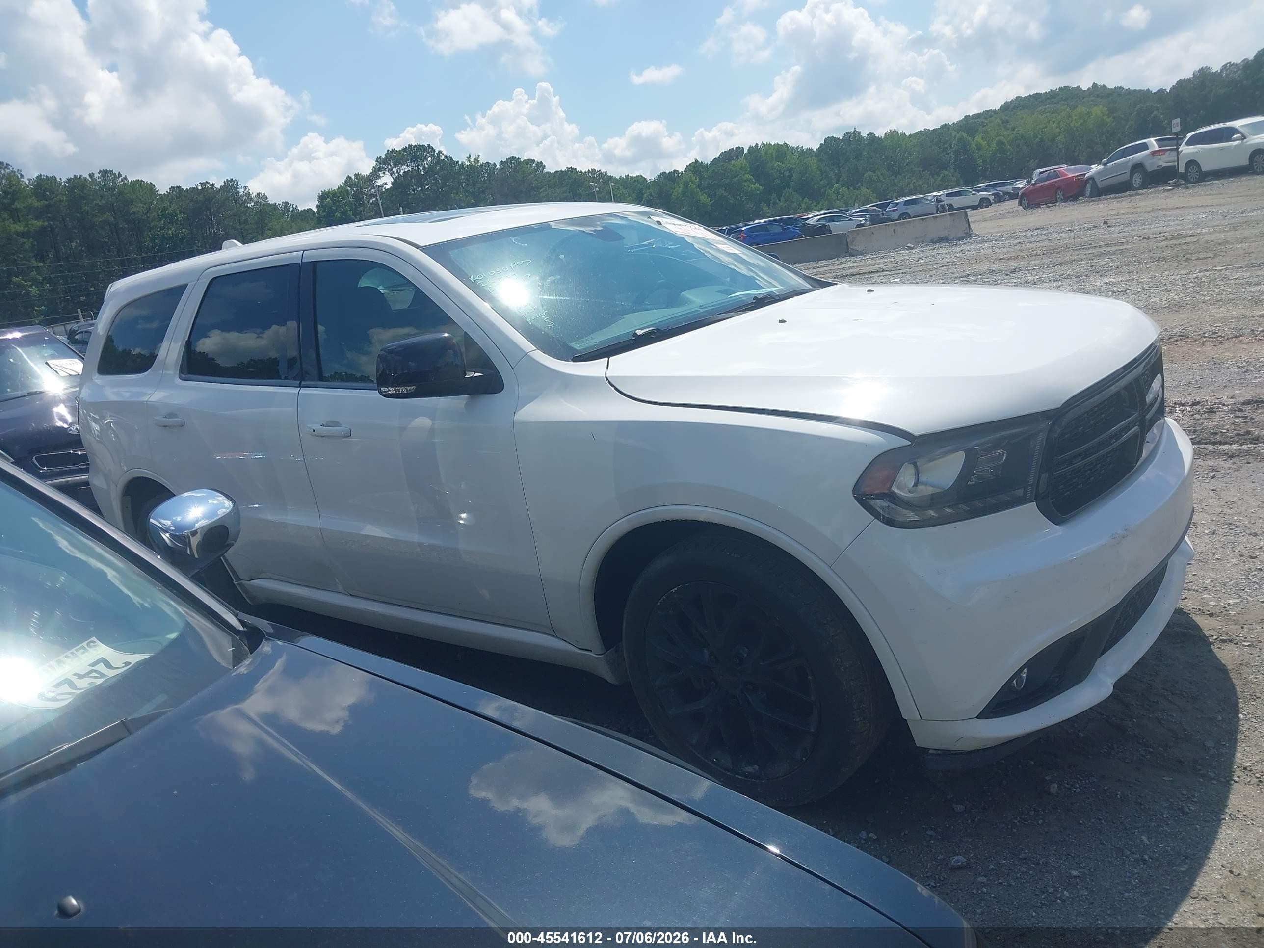 2015 Dodge Durango Limited White vin: 1C4RDHDG1FC904478