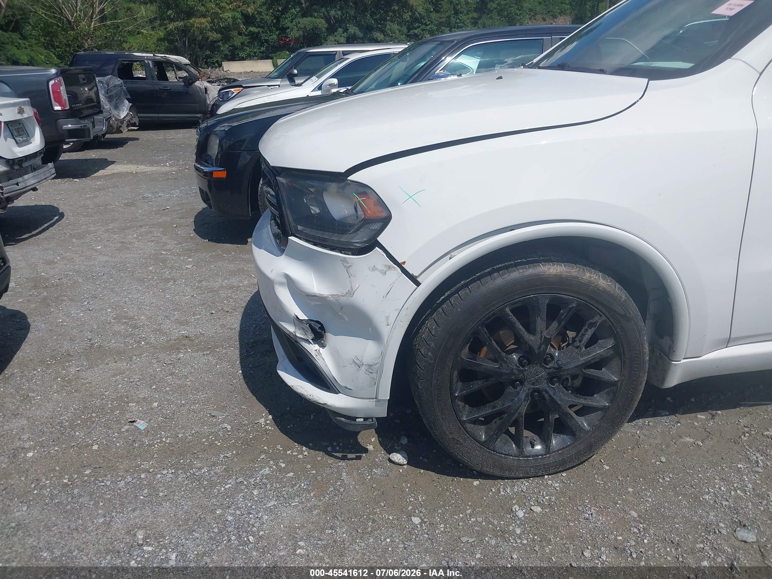 2015 Dodge Durango Limited White vin: 1C4RDHDG1FC904478