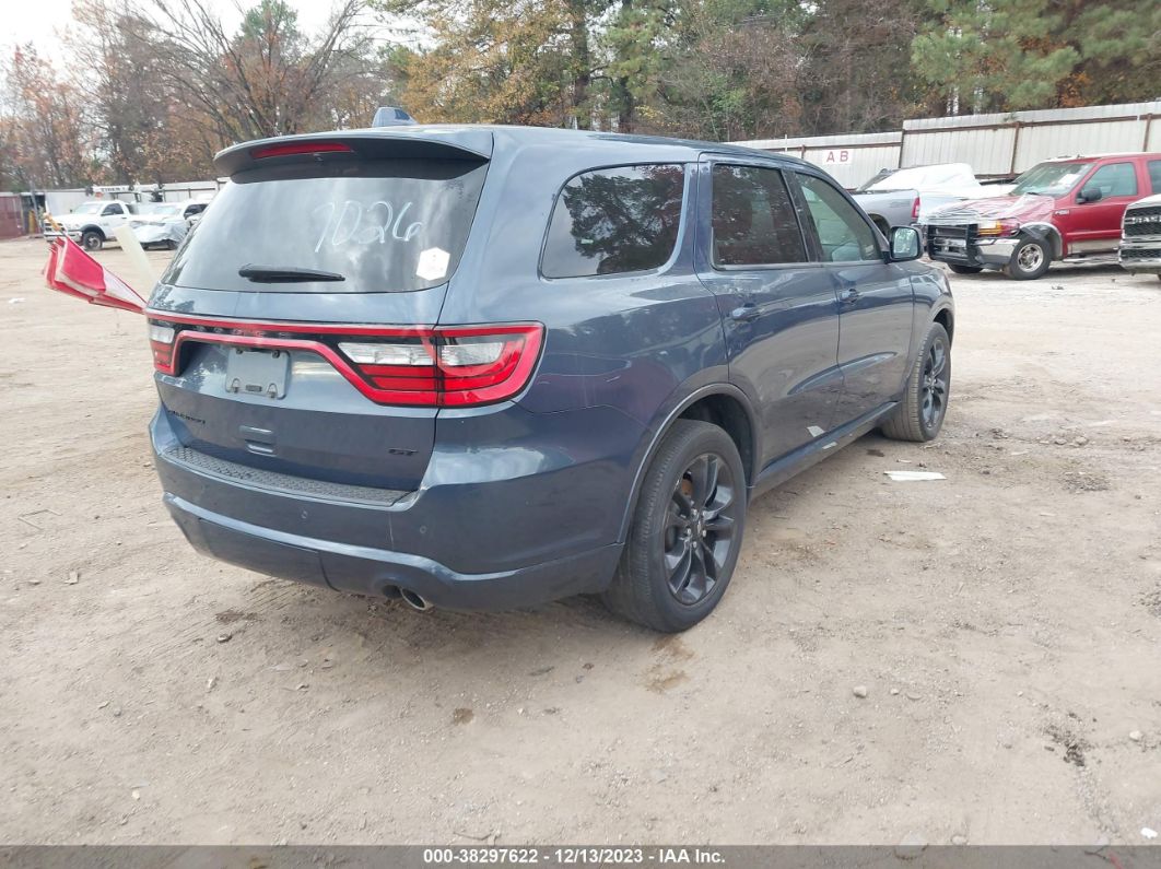 2021 Dodge Durango Gt Rwd Blue vin: 1C4RDHDG1MC660778