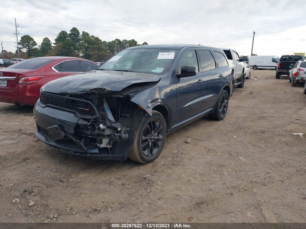 2021 Dodge Durango Gt Rwd Blue vin: 1C4RDHDG1MC660778