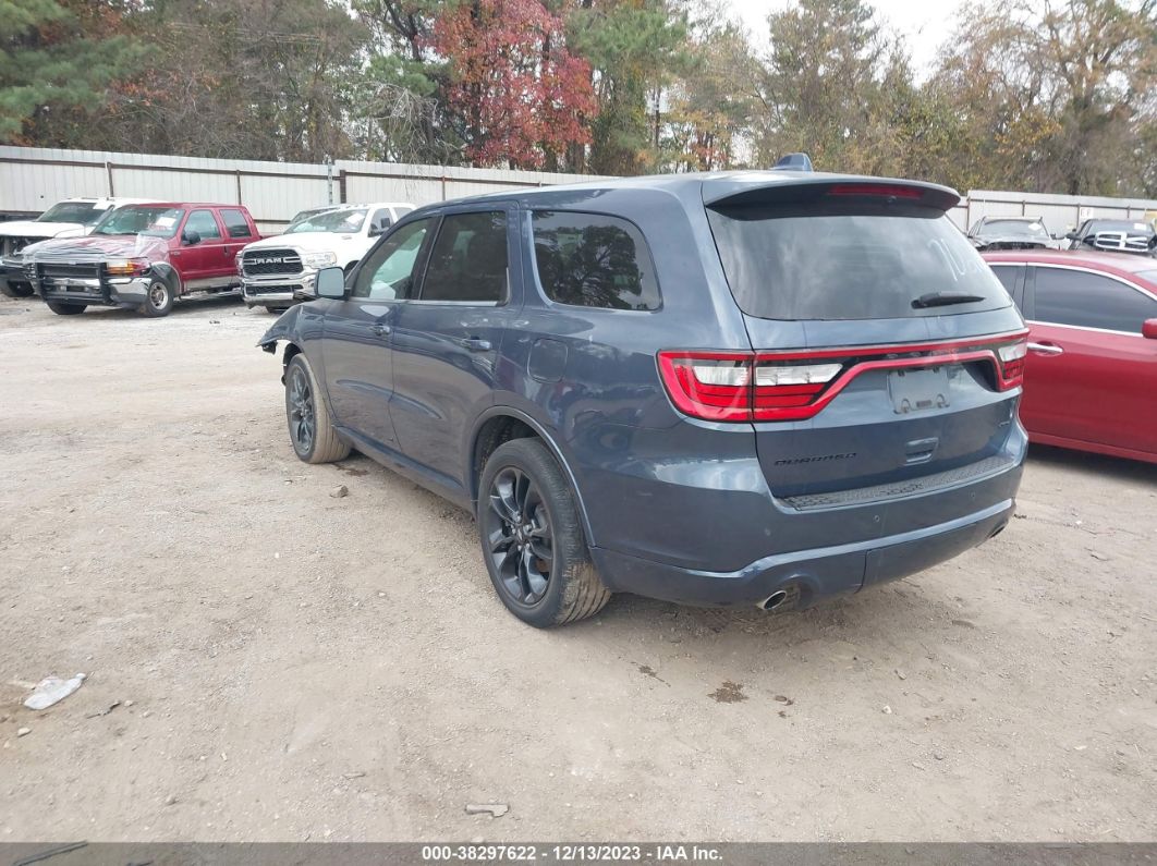 2021 Dodge Durango Gt Rwd Blue vin: 1C4RDHDG1MC660778
