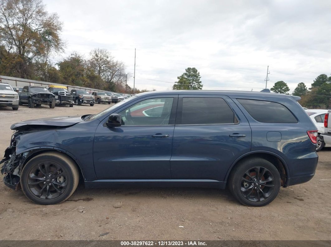 2021 Dodge Durango Gt Rwd Blue vin: 1C4RDHDG1MC660778