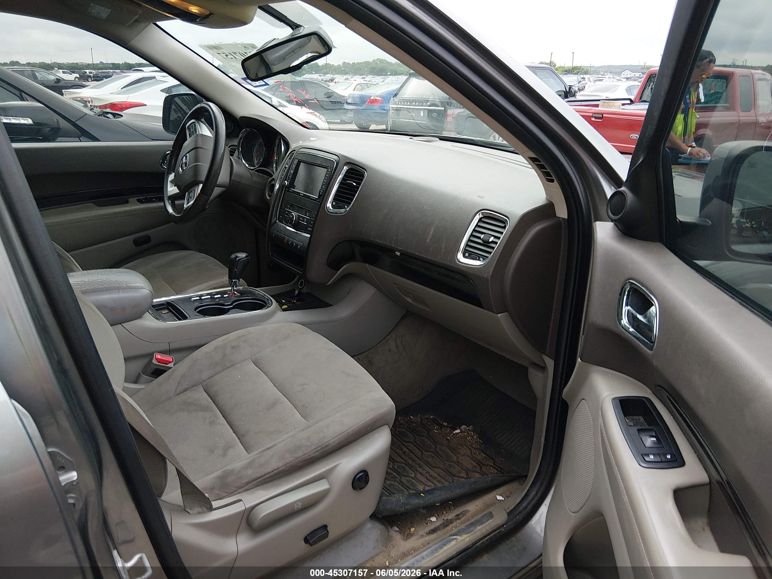 2012 Dodge Durango Crew Blue vin: 1C4RDHDG2CC285613